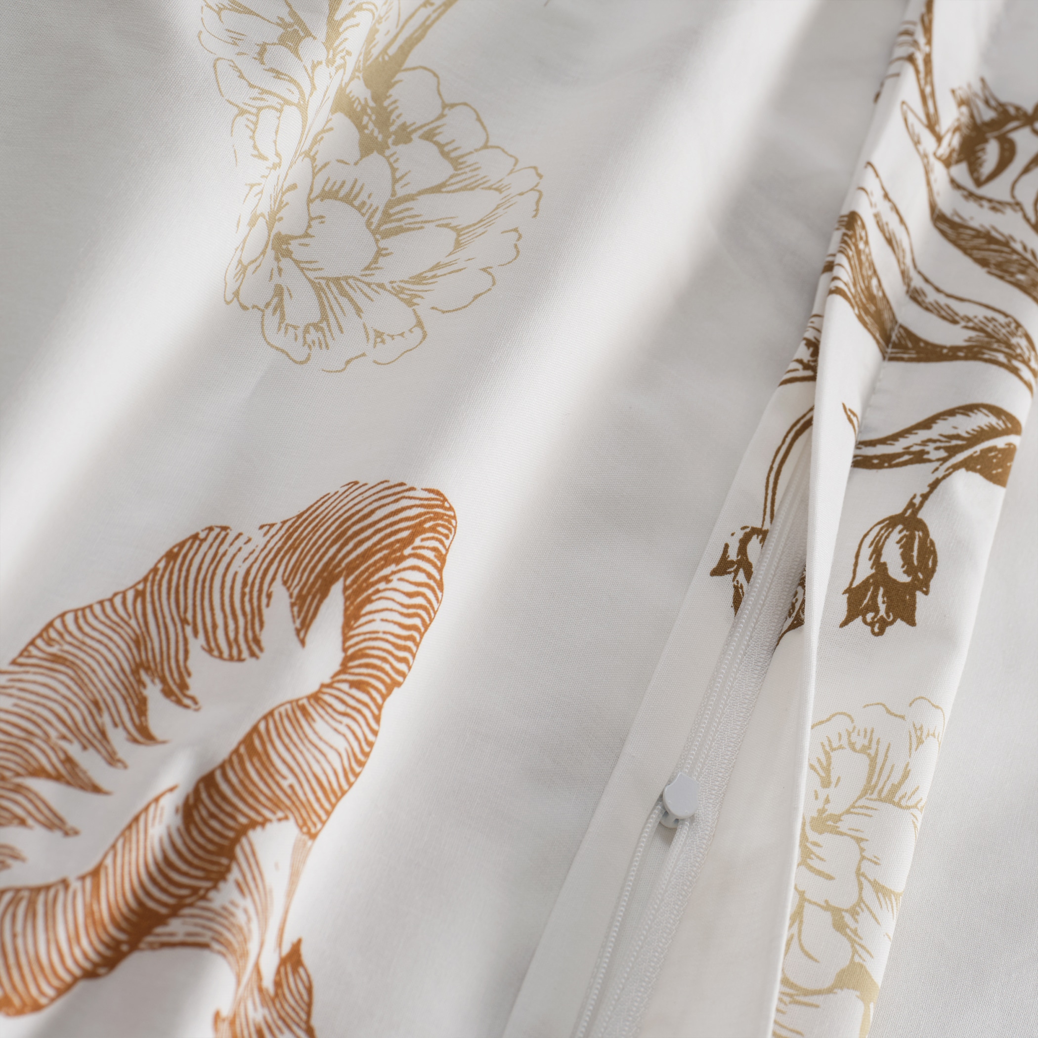 Florella Bettwäsche »»Leni bronze « Fein-Renforcé,  100% Baumwolle«