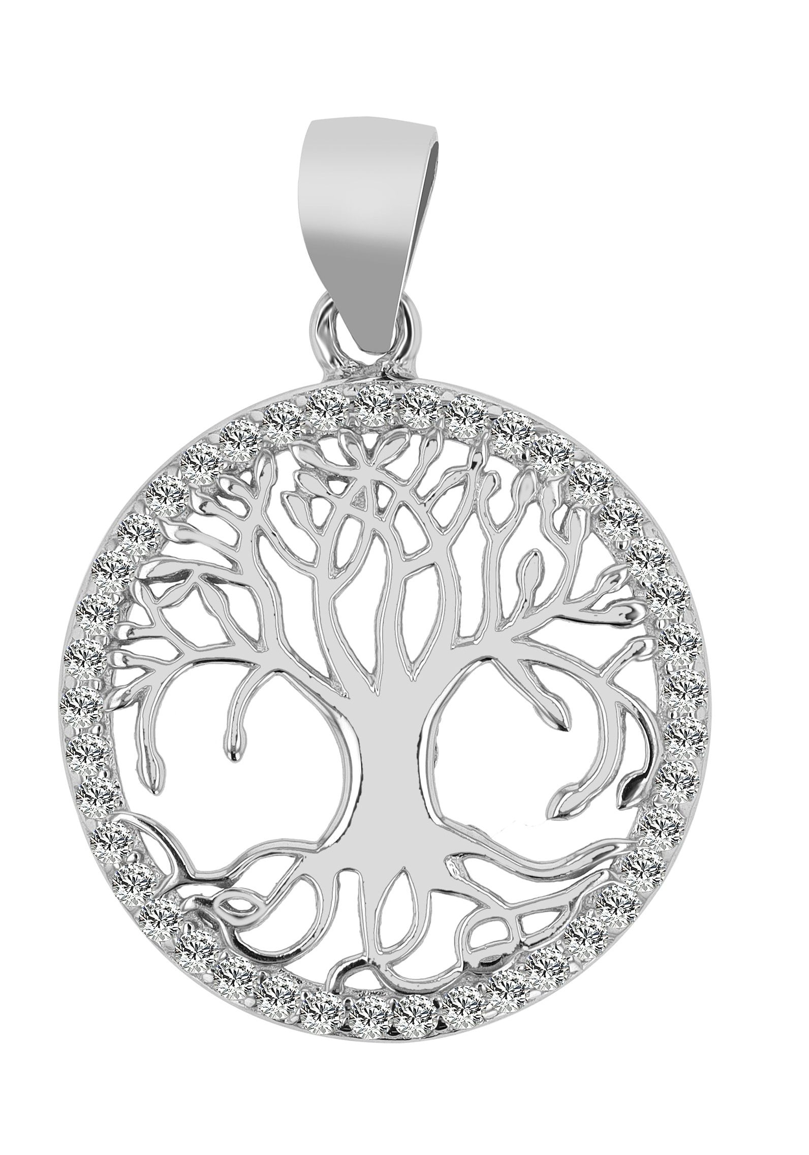 AKZENT Amulett »"Tarian" aus 925 Sterlingsilber, rhodiniert, langlebig«