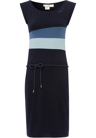 Ragwear Jerseykleid »TARAYA ORGANIC«, (2 tlg., mit Bindegürtel), im Color-Blocking Design kaufen