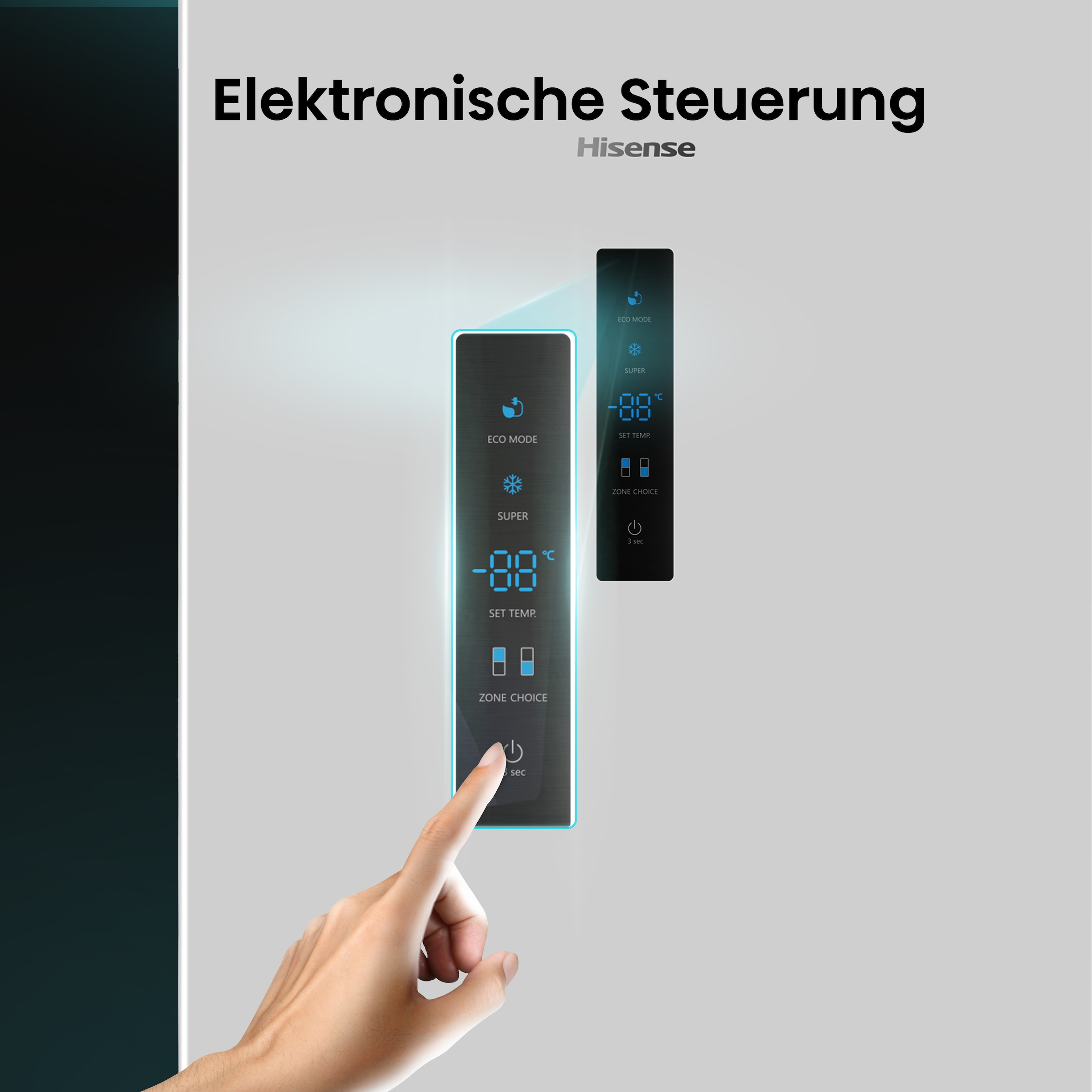 Hisense Kühl-/Gefrierkombination »RB390N4CWD«, Außen-Display