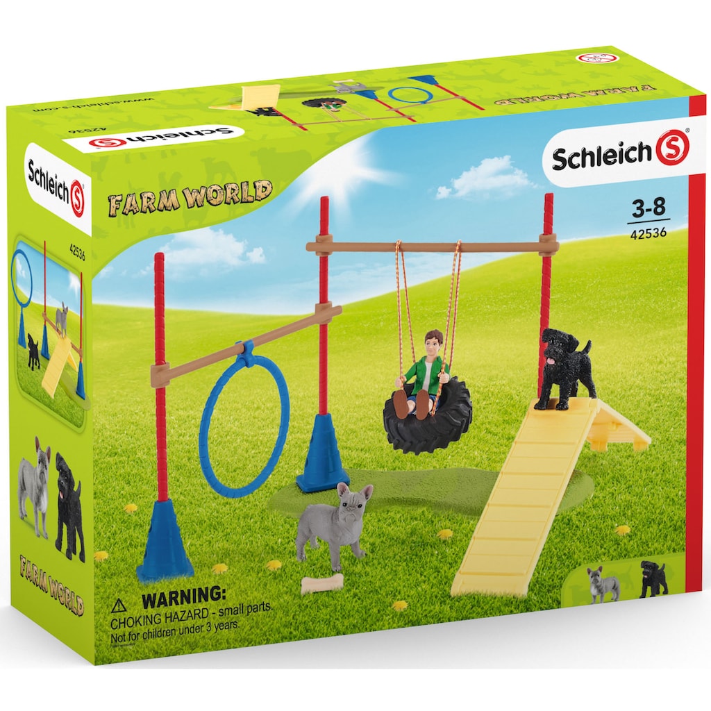 Schleich® Spielwelt »FARM WORLD, Spielspaß für Hunde (42536)«