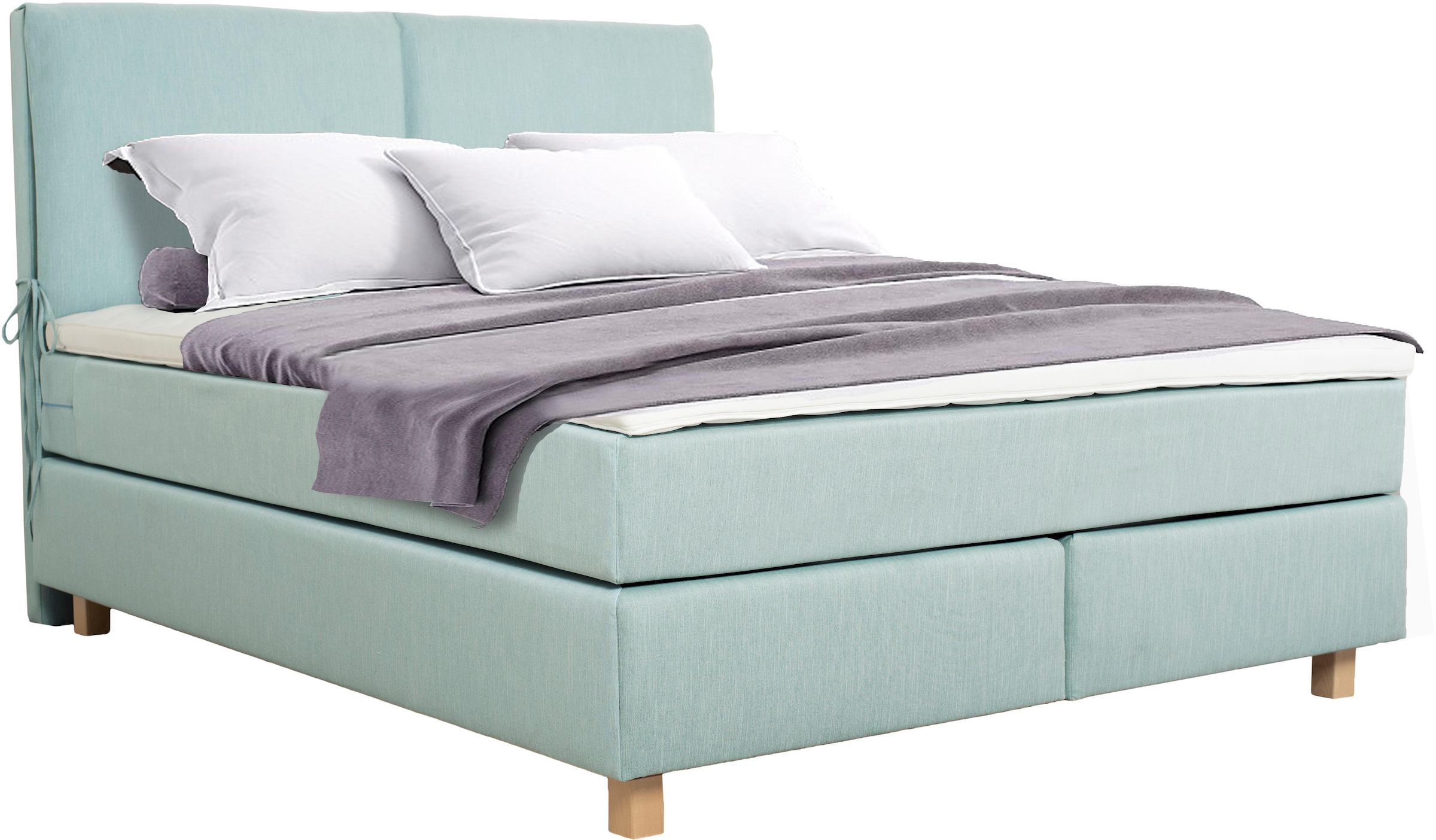 Boxspringbett »Nele«, inkl. Topper im schlichtem Design