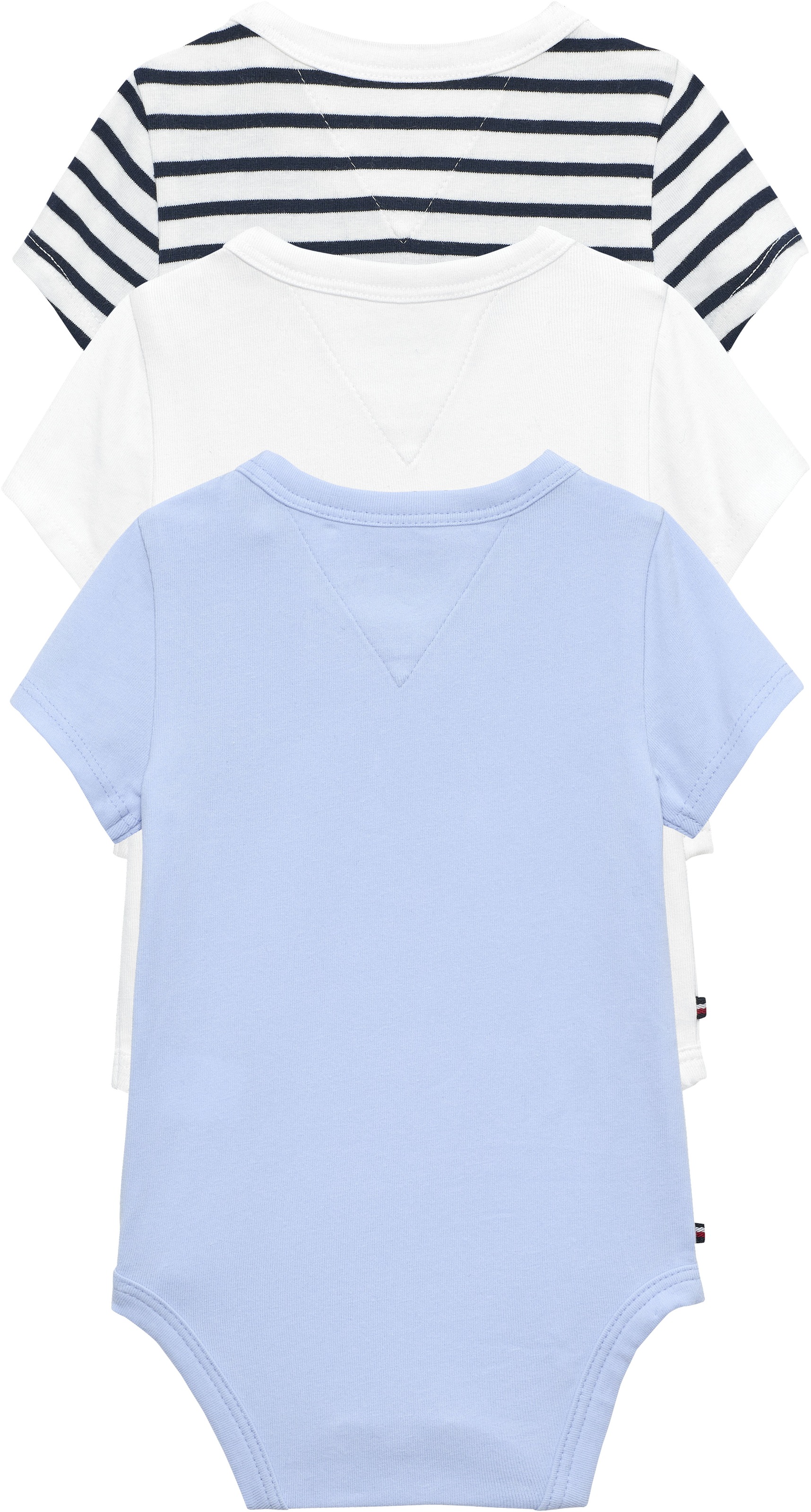 Tommy Hilfiger Body »FLAG SMILE 3 PACK BODY« Set, 3 Regular fit mit Rundhalsausschnitt für Babys