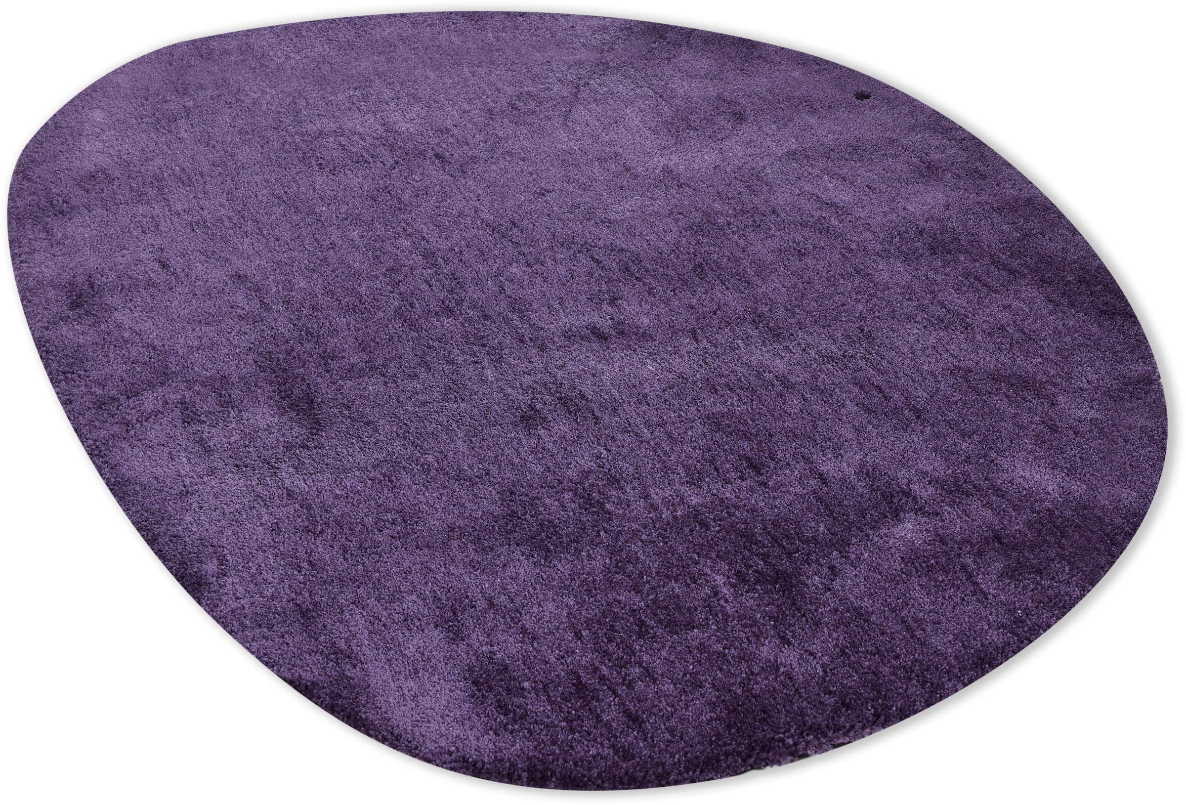 TOM TAILOR HOME Hochflor-Teppich »Shaggy Teppich Cozy«, oval, 25 mm Höhe, Uni Farben, auch in Pastell Farben, ideal im Wohnzimmer & Schlafzimmer