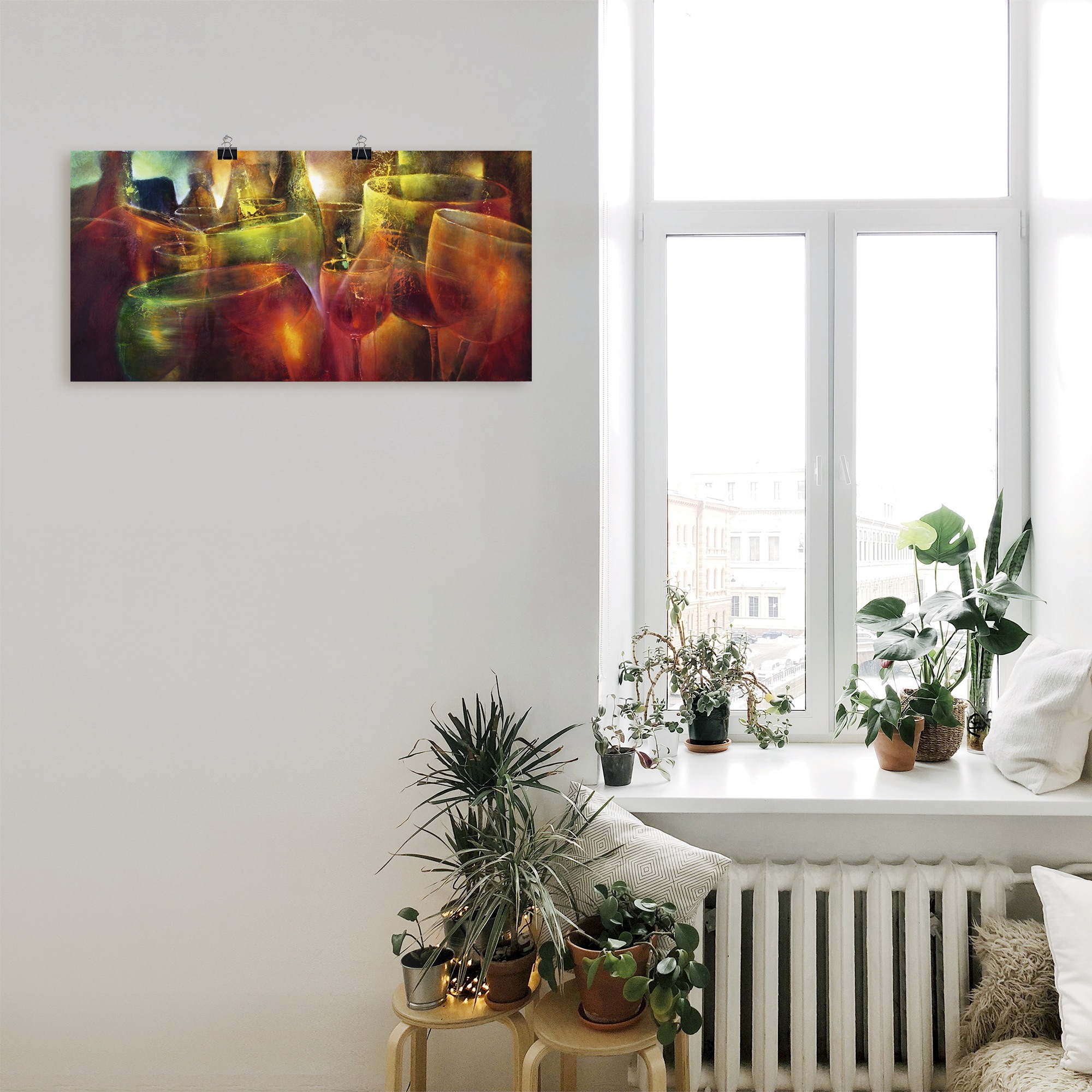 Artland Wandbild »Zu später Stunde«, Getränke, (1 St.), als Leinwandbild, Poster, Wandaufkleber in verschied. Größen