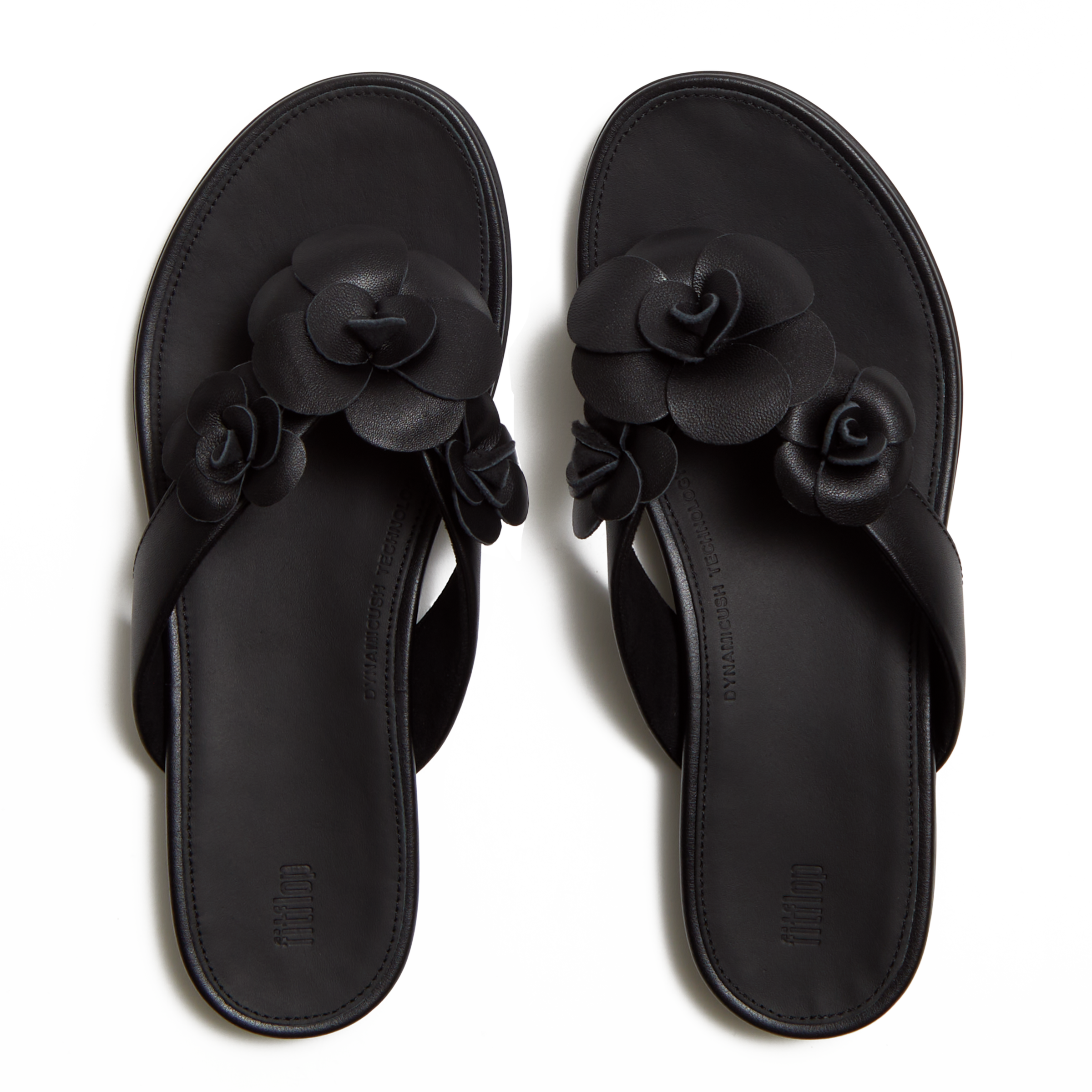 Fitflop Dianette »GRACIE FLOWER LEATHER FLIP-FLOPS«  Zehentrenner, Sommerschuh mit auffälliger Blüte