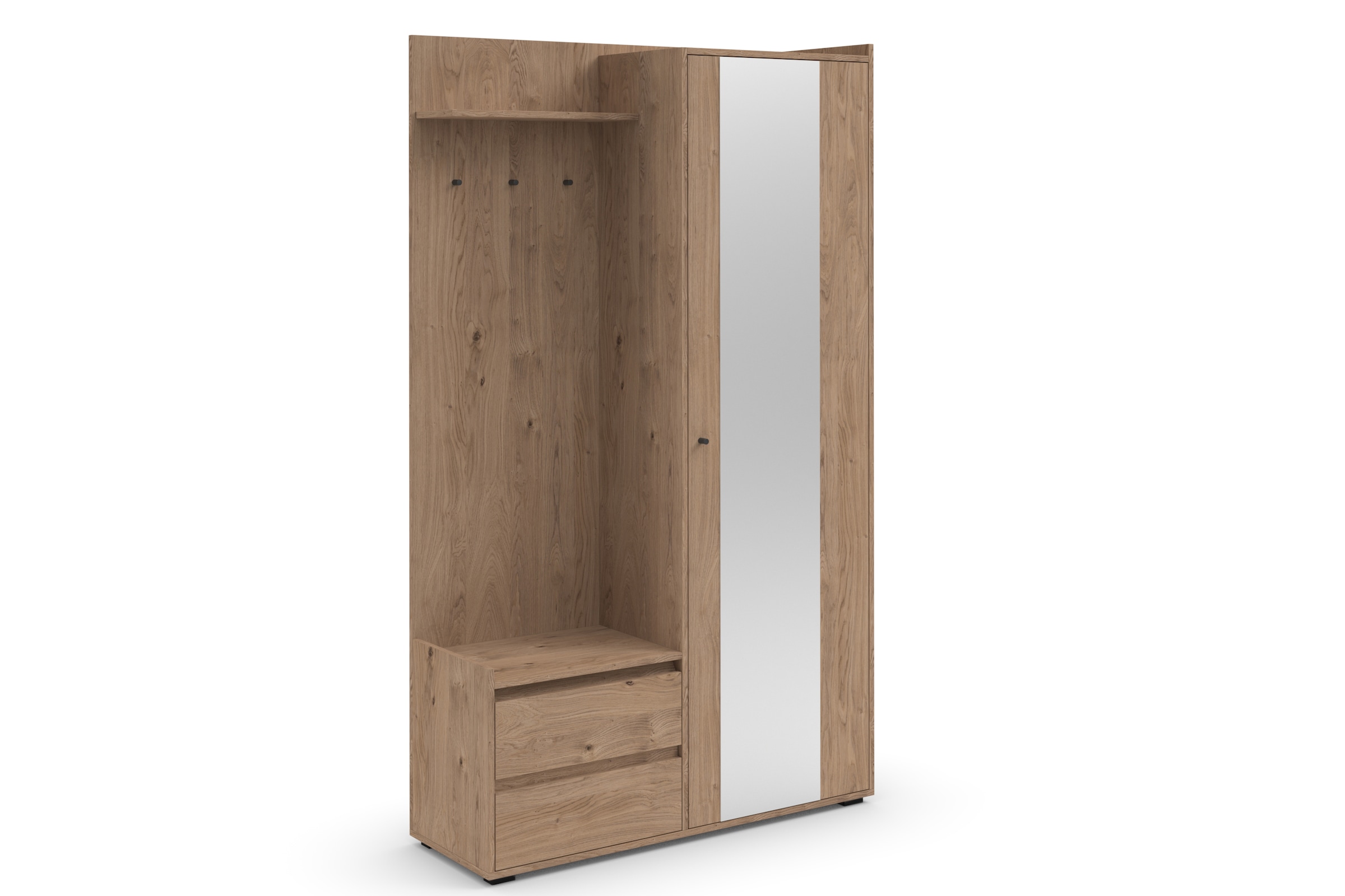 INOSIGN Garderobenschrank »Kosmo«, mit Spiegel Maße 118 x 30 cm, Höhe 190 cm, Breite 110 cm