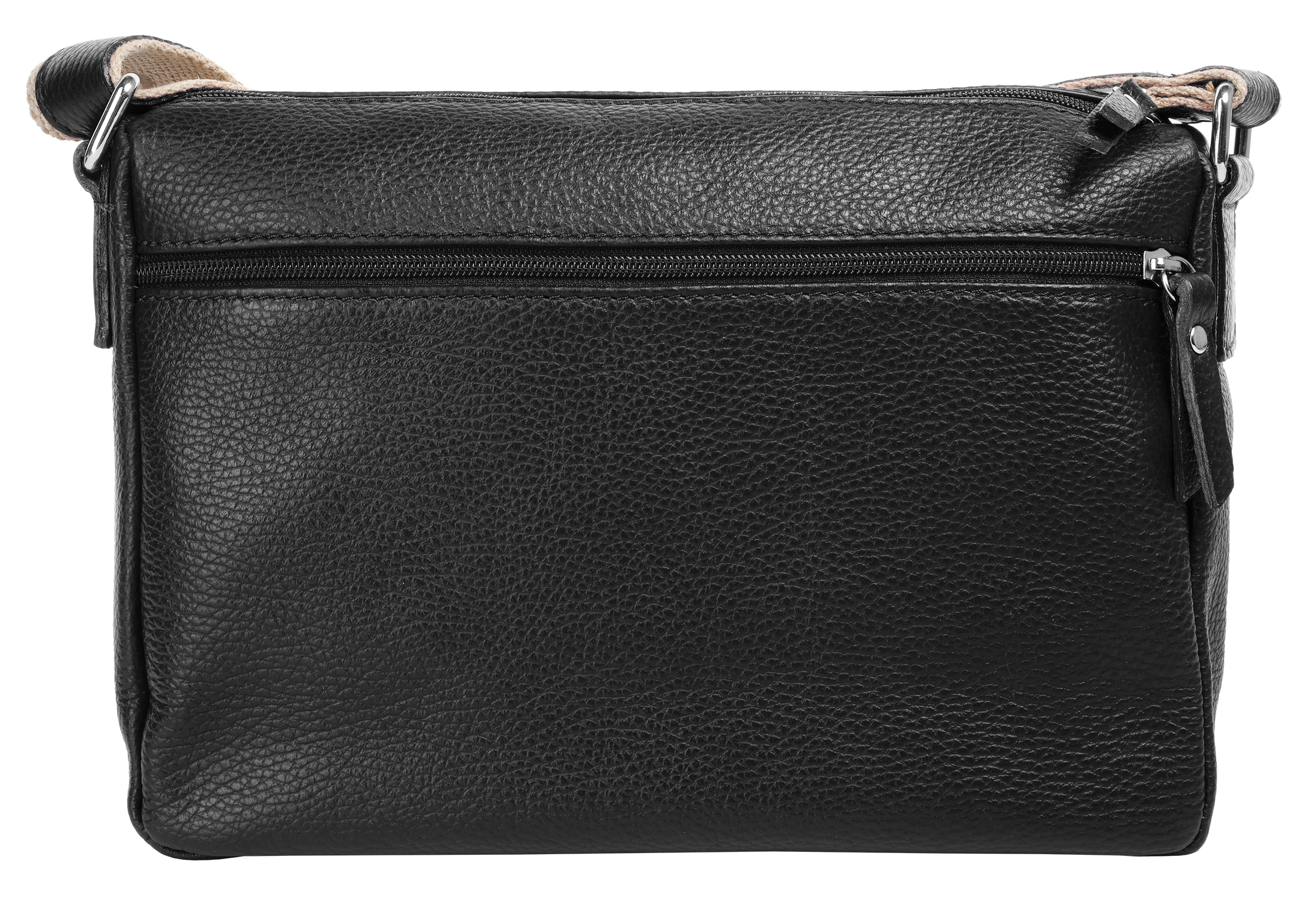 Samantha Look Umhängetasche echt Leder, Made in Italy