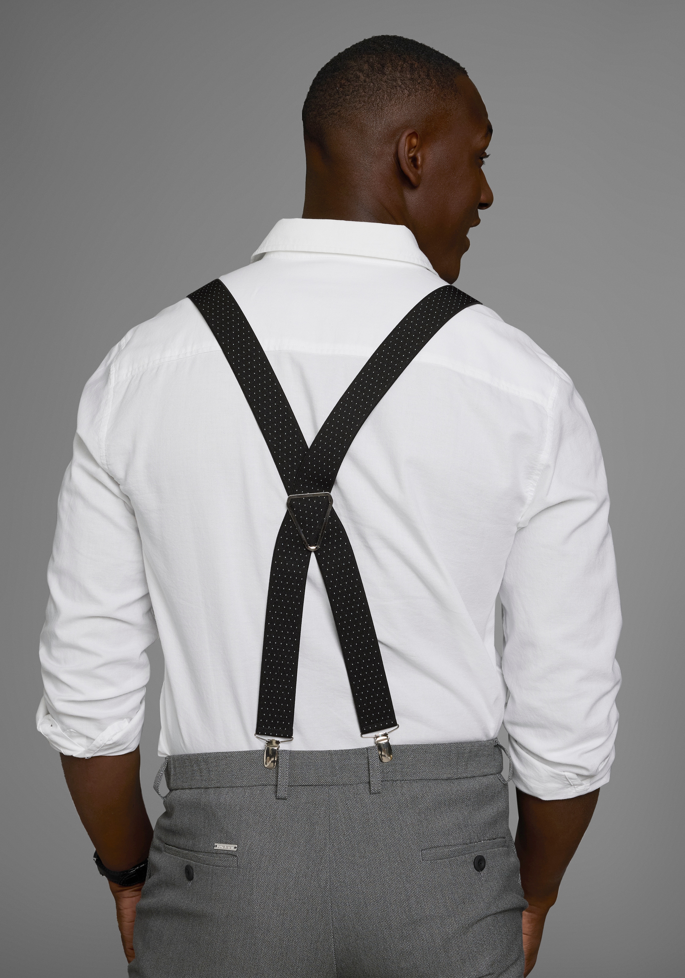 Man's World Hosenträger, in bequemer Breite & extra Länge bis 130cm