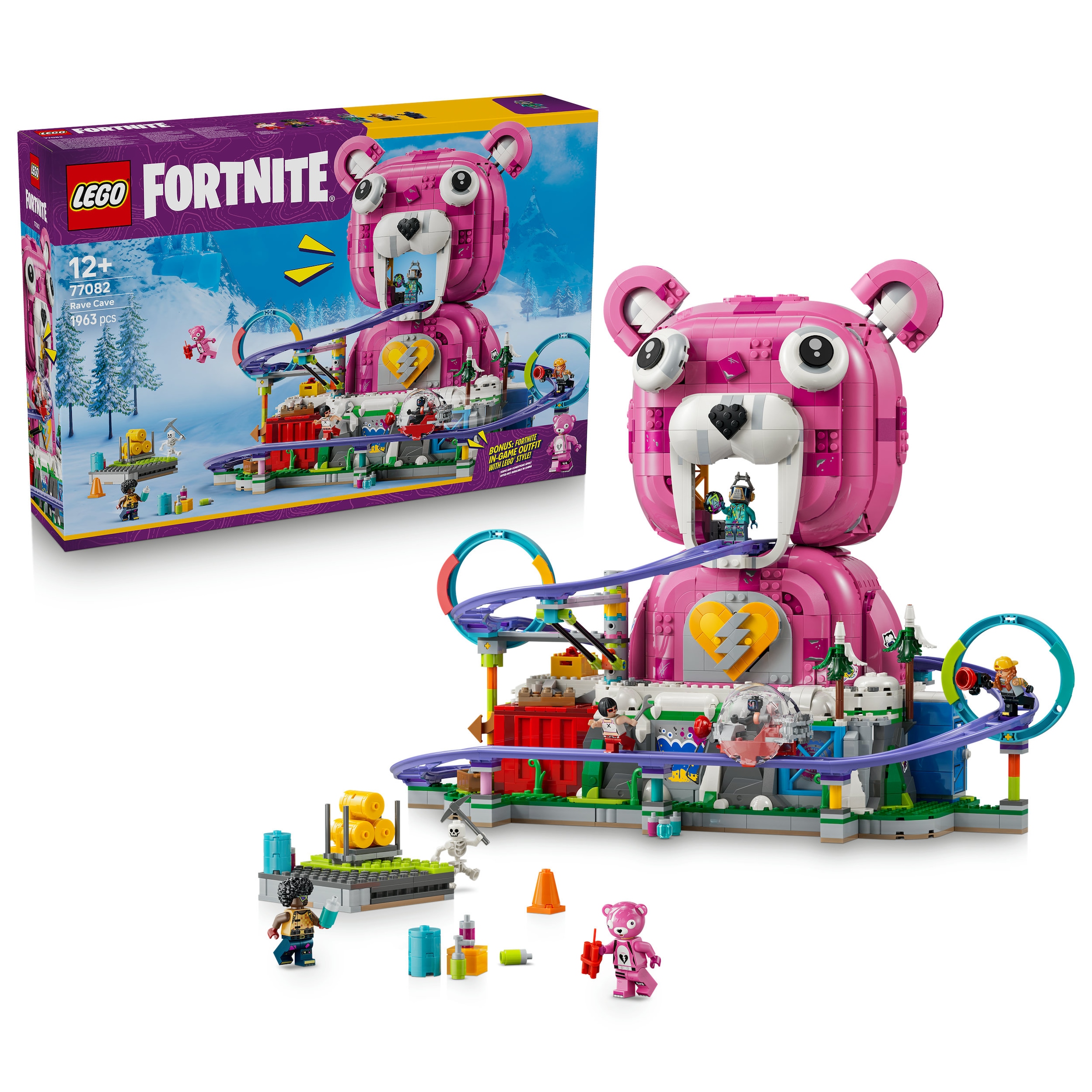 LEGO® Konstruktionsspielsteine »Rave Cave (77082), LEGO Fortnite« Made in Europe