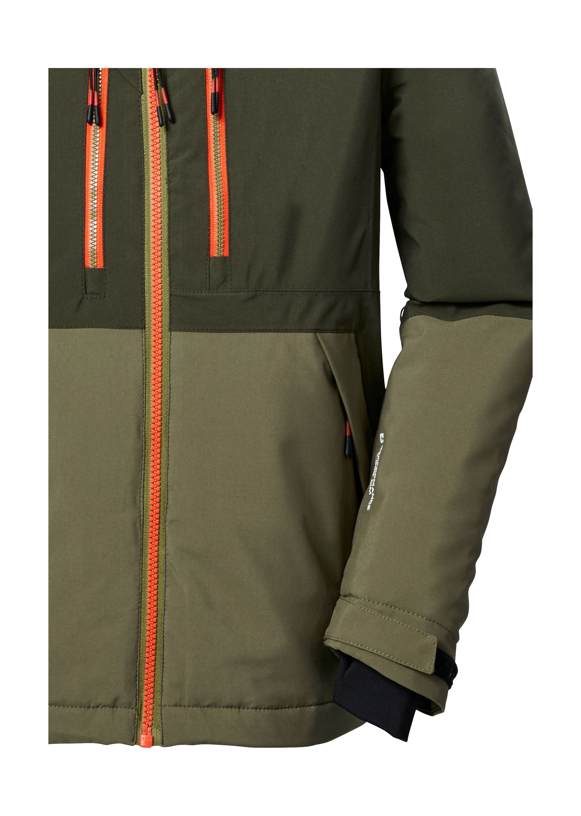 Killtec Skijacke »KSW 388 BYS SKI JCKT«, Wasserdichte Skijacke mit 10.000 mm Wassersäule und vielen Taschen