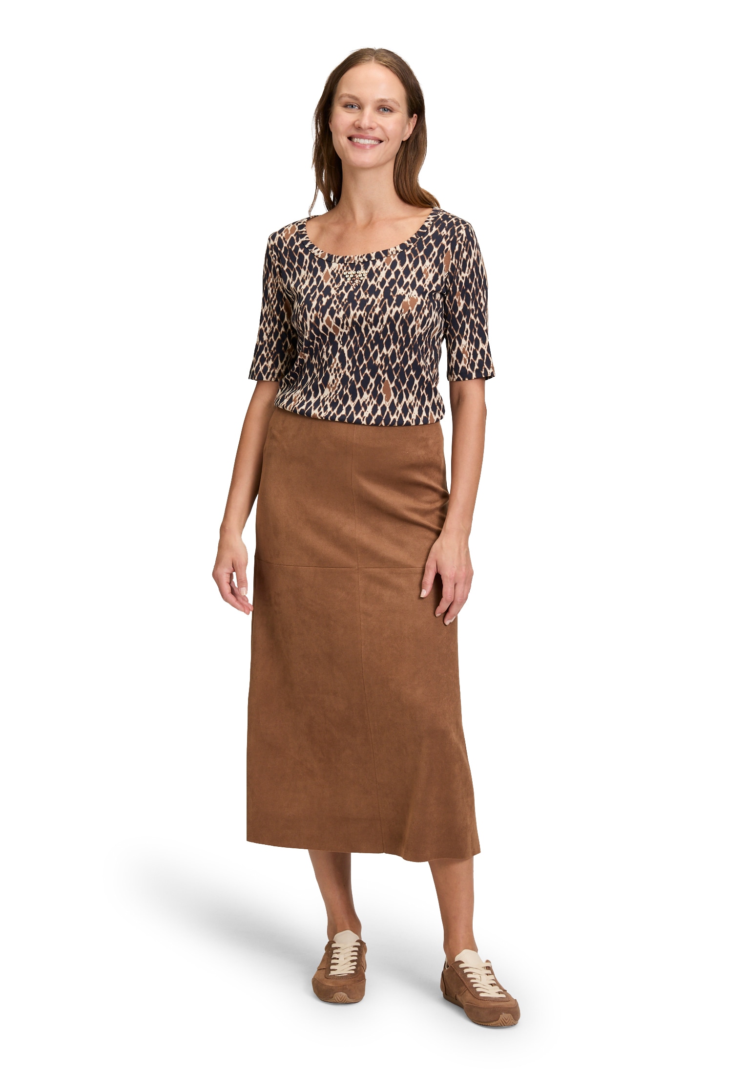 Betty Barclay Langarmshirt »Trägertop mit Rippenstruktur«