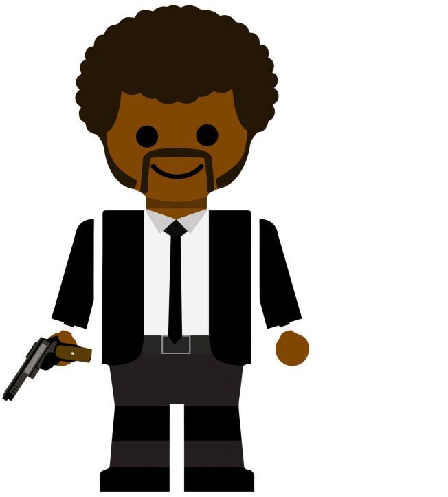Wall-Art Wandtattoo »Pulp Fiction Jules Winnfield«