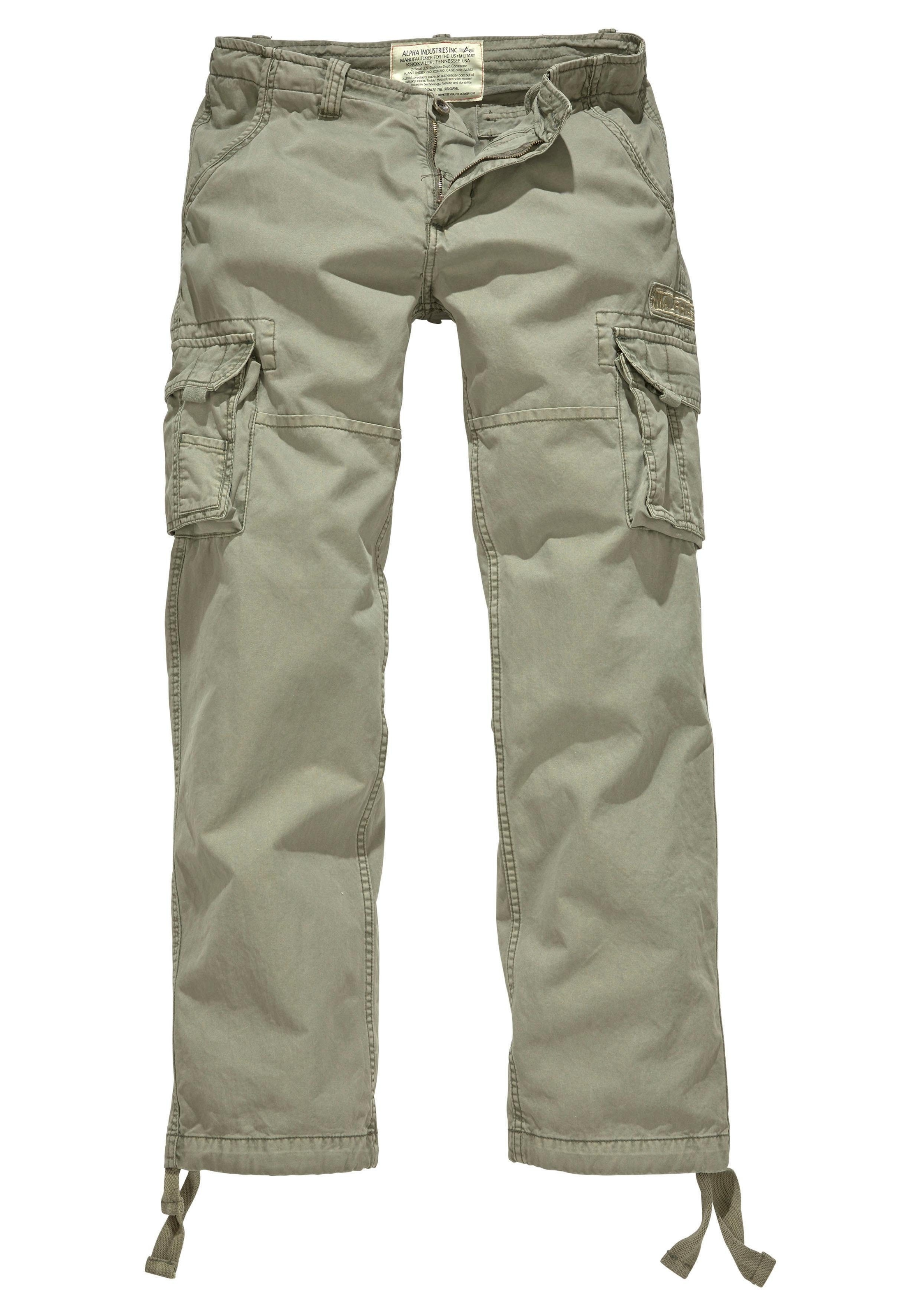 Alpha Industries Cargohose »Jet Pant«, mit seitlichen Cargotaschen und Kordelzug am Beinabschluss