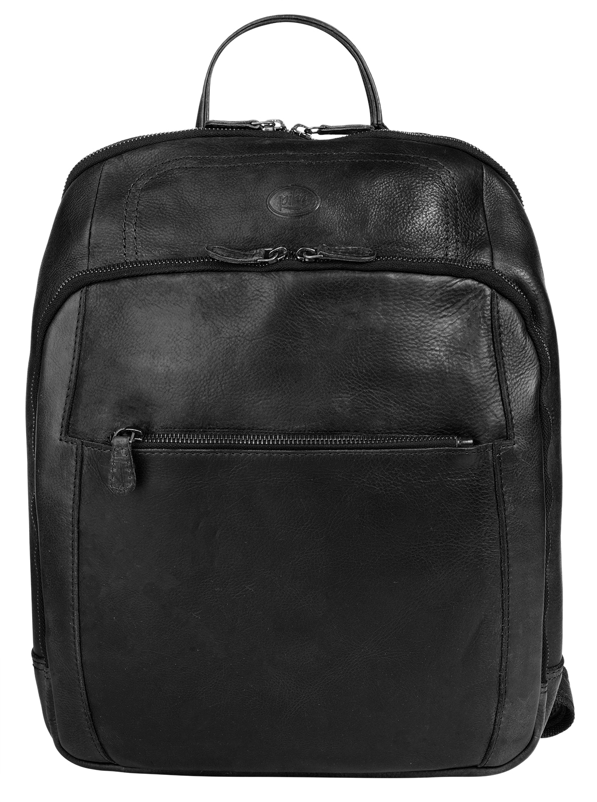 Laptoprucksack, echt Leder, Made in Italy