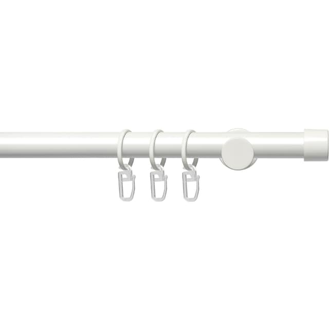 Liedeco Gardinenstange »Fertigstilgarnitur 20 mm Power Endkappe«, 1  läufig-läufig, Fixmaß, Gardinenstange Komplett kaufen bei OTTO