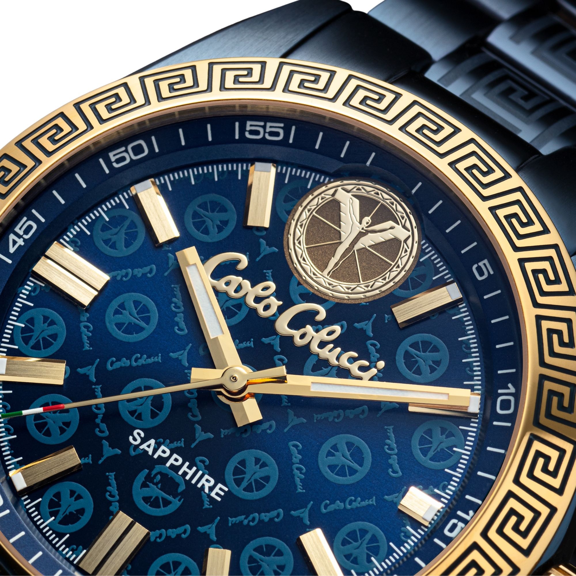 CARLO COLUCCI Quarzuhr »CC301-1« Armbanduhr, Herrenuhr, Edelstahlarmband, analog