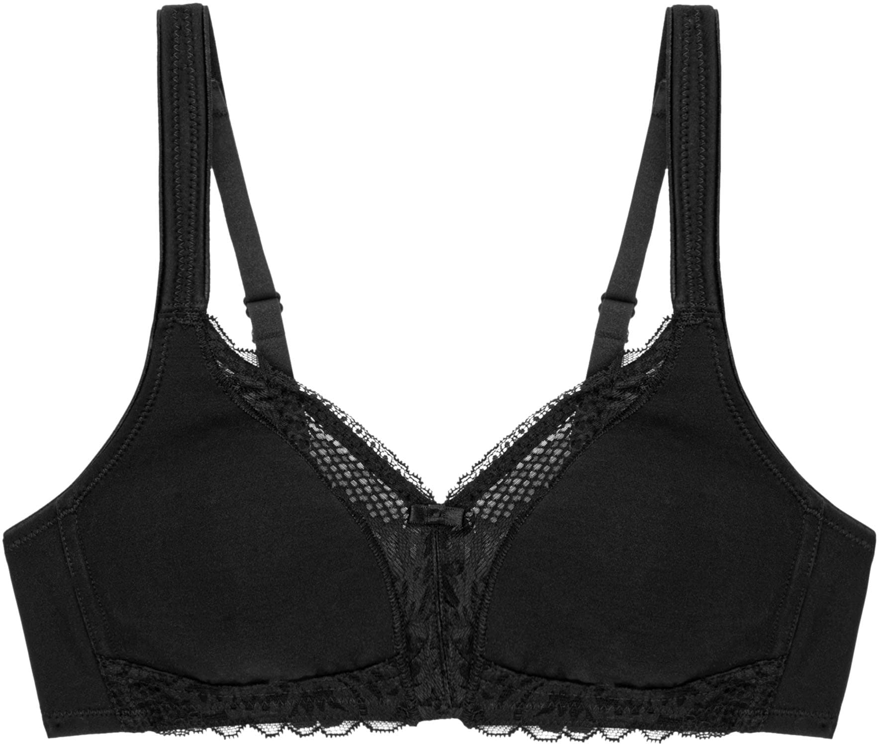 Triumph Bügelloser BH »Modern Lace+Cotton N«, Spitzeneinsätze