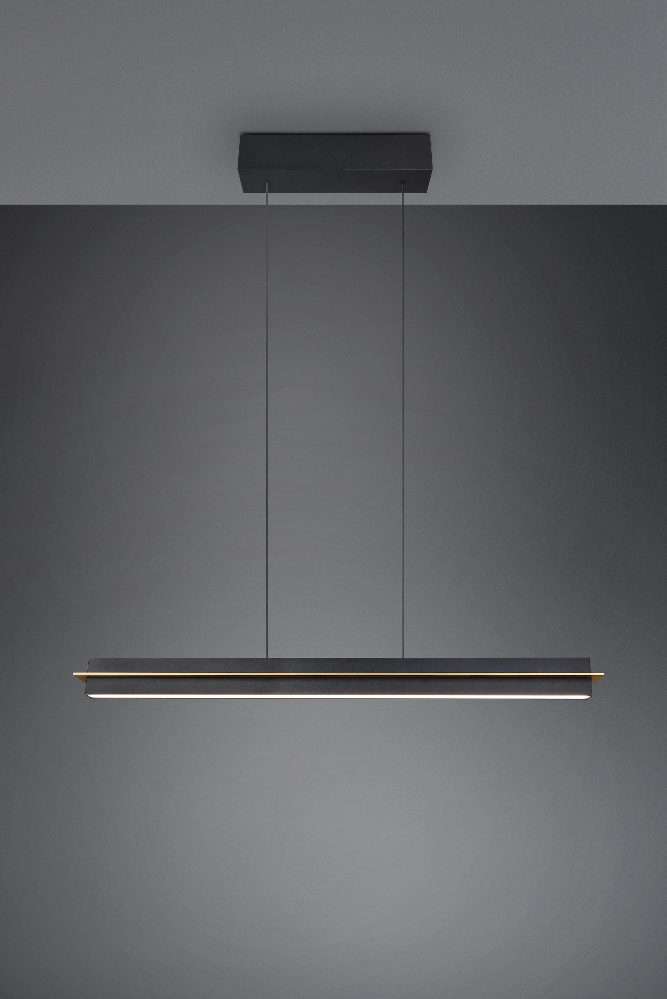 TRIO Leuchten LED Pendelleuchte »EMERSON, LED Hängeleuchte höhenverstellbar, 4-Stufen Touch Dimmer« LED-Board 1 Stk. Farbwechsler | warmweiß - kaltweiß Lichtfarbe einstellbar 2700-5000K warm- bis kaltweiß, Höhe max 150 cm