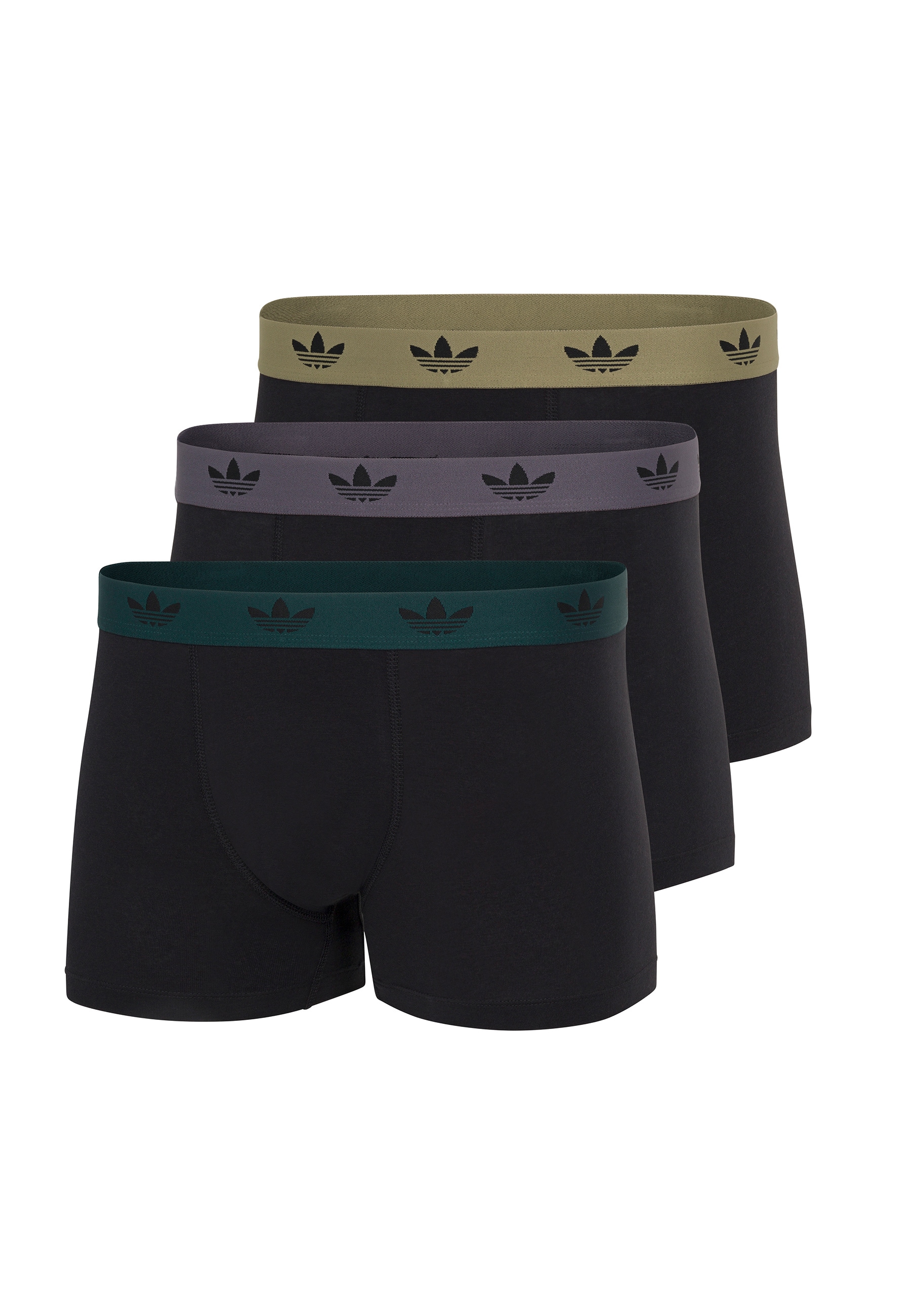 Adidas Originals Herren Trunk »Comfort Flex Cotton« 2er Pack, weich, elastisch, Baumwollmix, Logo-Bund, ohne Eingriff, Größe L