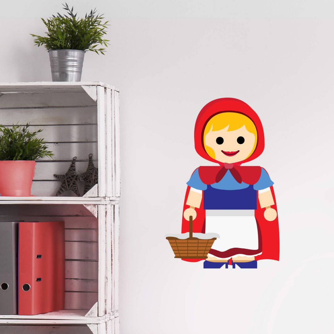 Wall-Art Wandtattoo »Spielfigur - Rotkäppchen«