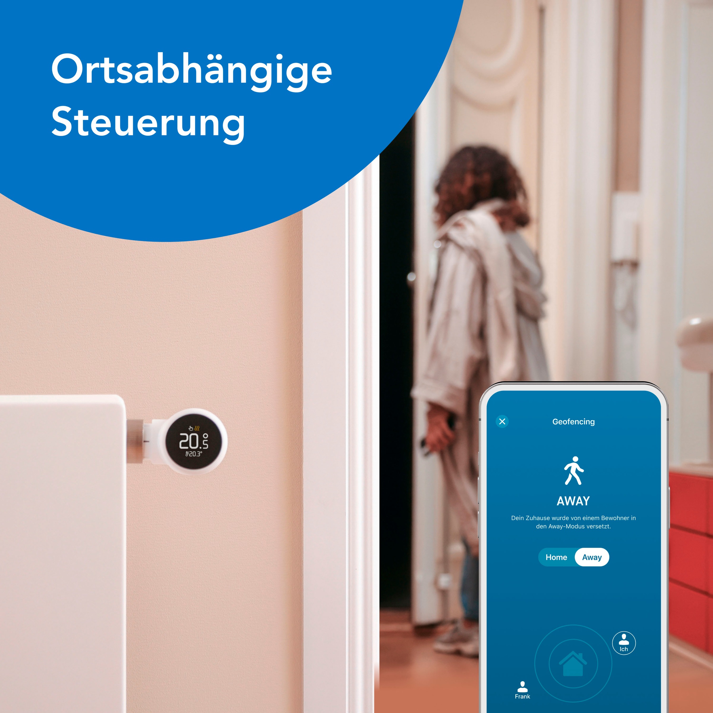 Tado Heizkörperthermostat »Heizkörper-Thermostat X - Quattro Pack + Bridge X«