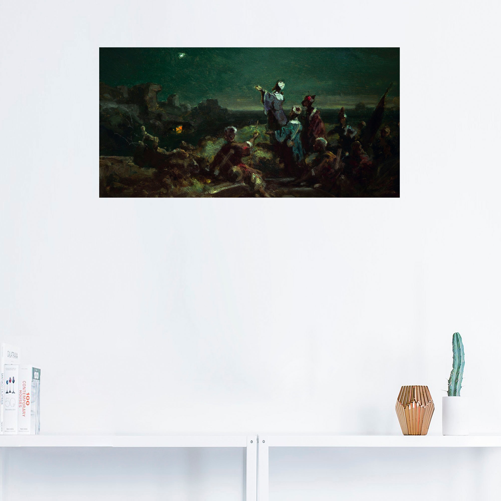 Artland Wandbild »Der Stern von Bethlehem«, Religion, (1 St.), als Leinwandbild, Wandaufkleber oder Poster in versch. Größen