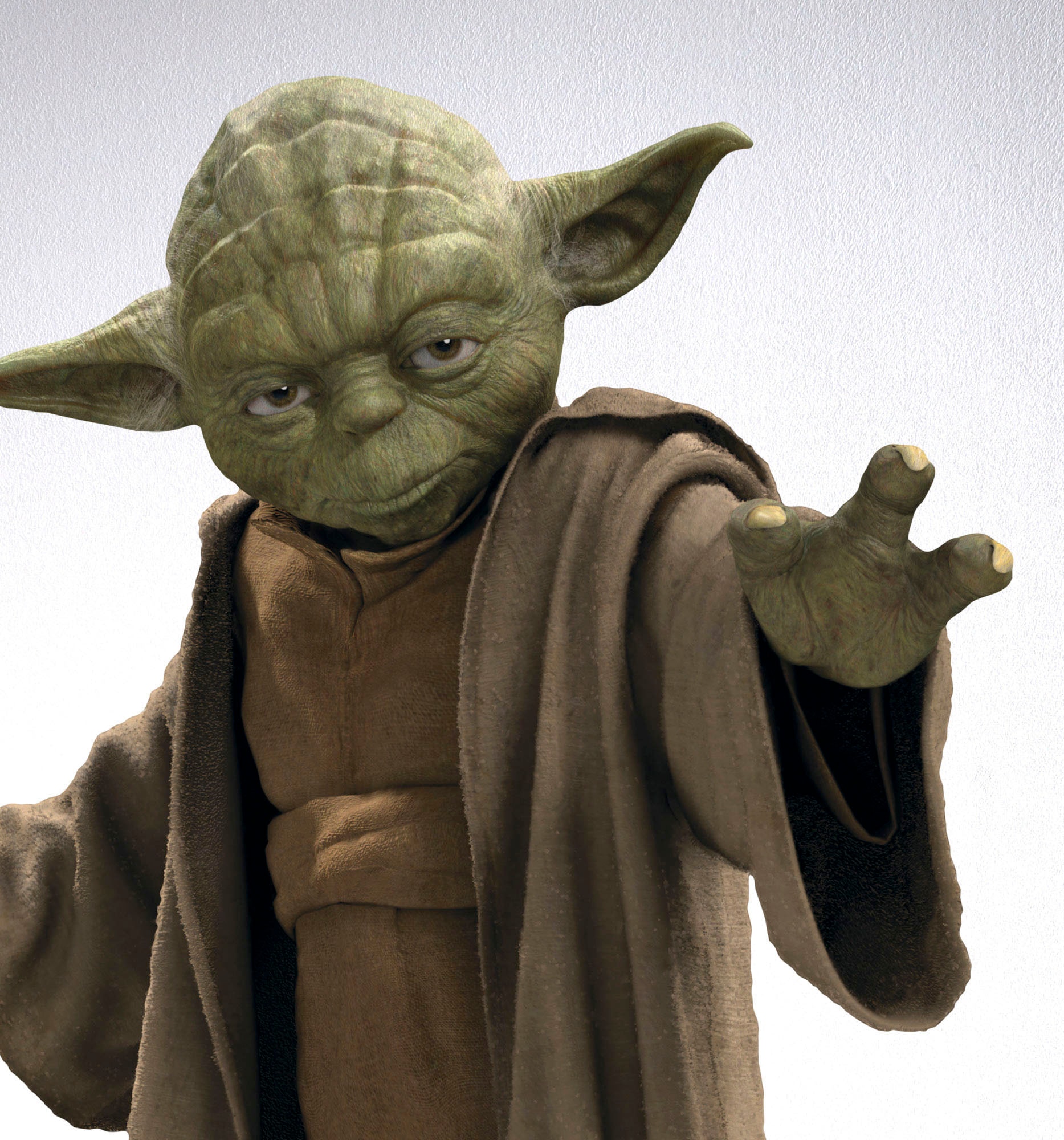 Komar Wandtattoo »Wandtattoo - Star Wars Yoda - Größe 100 x 70 cm«, (1 St.)