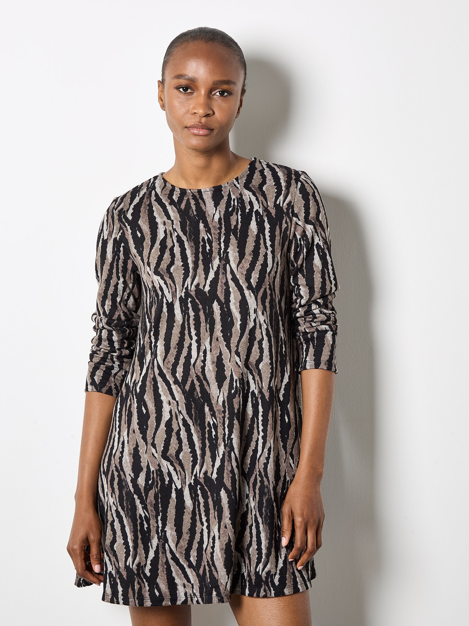 Apricot Minikleid »Minikleid« mit Zebramuster