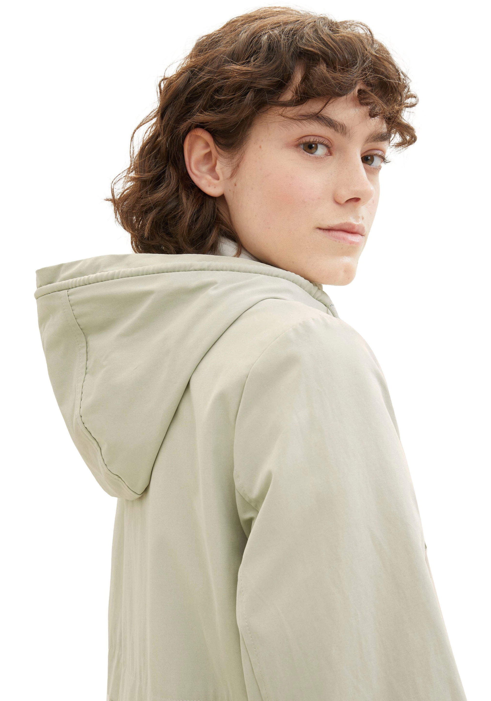 TOM TAILOR Parka, mit Kapuze, mit Brusttaschen