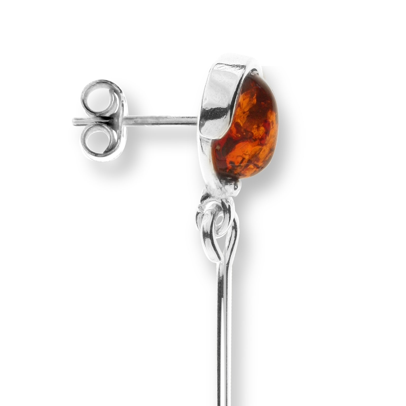 OSTSEE-SCHMUCK Paar Ohrhänger »- Elina - Silber 925/000 - Bernstein«