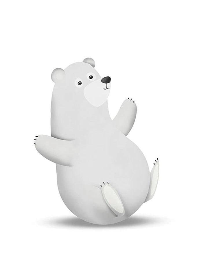 Komar Bild »Cute Animal Polar Bear«, Tiere, (1 St.), Wandbild zur Dekoration - ohne Rahmen