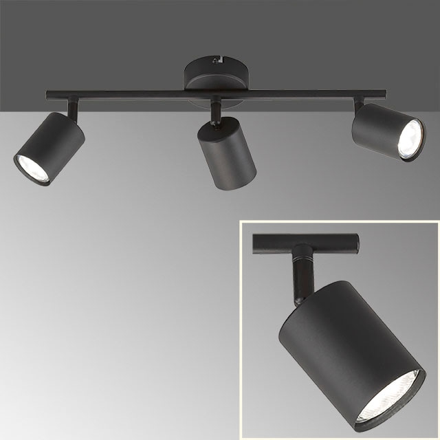 FISCHER & HONSEL Deckenspots »Vano«, 3 flammig, Leuchtmittel GU10 | LED wechselbar