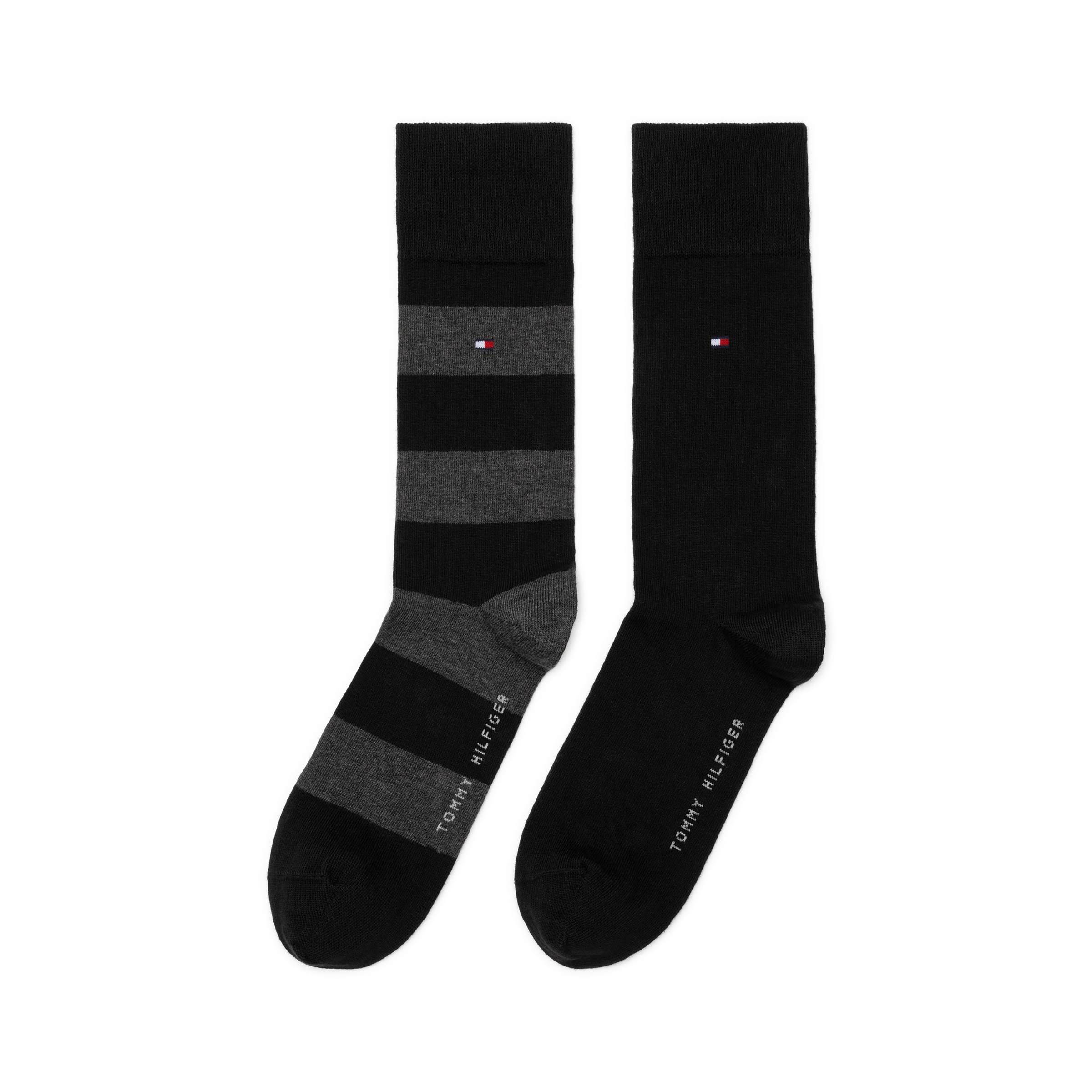 Tommy Hilfiger Socken »TH MEN RUGBY SOCK 2P«, (2 Paar), mit Rippenstrickbündchen, atmungsaktiv