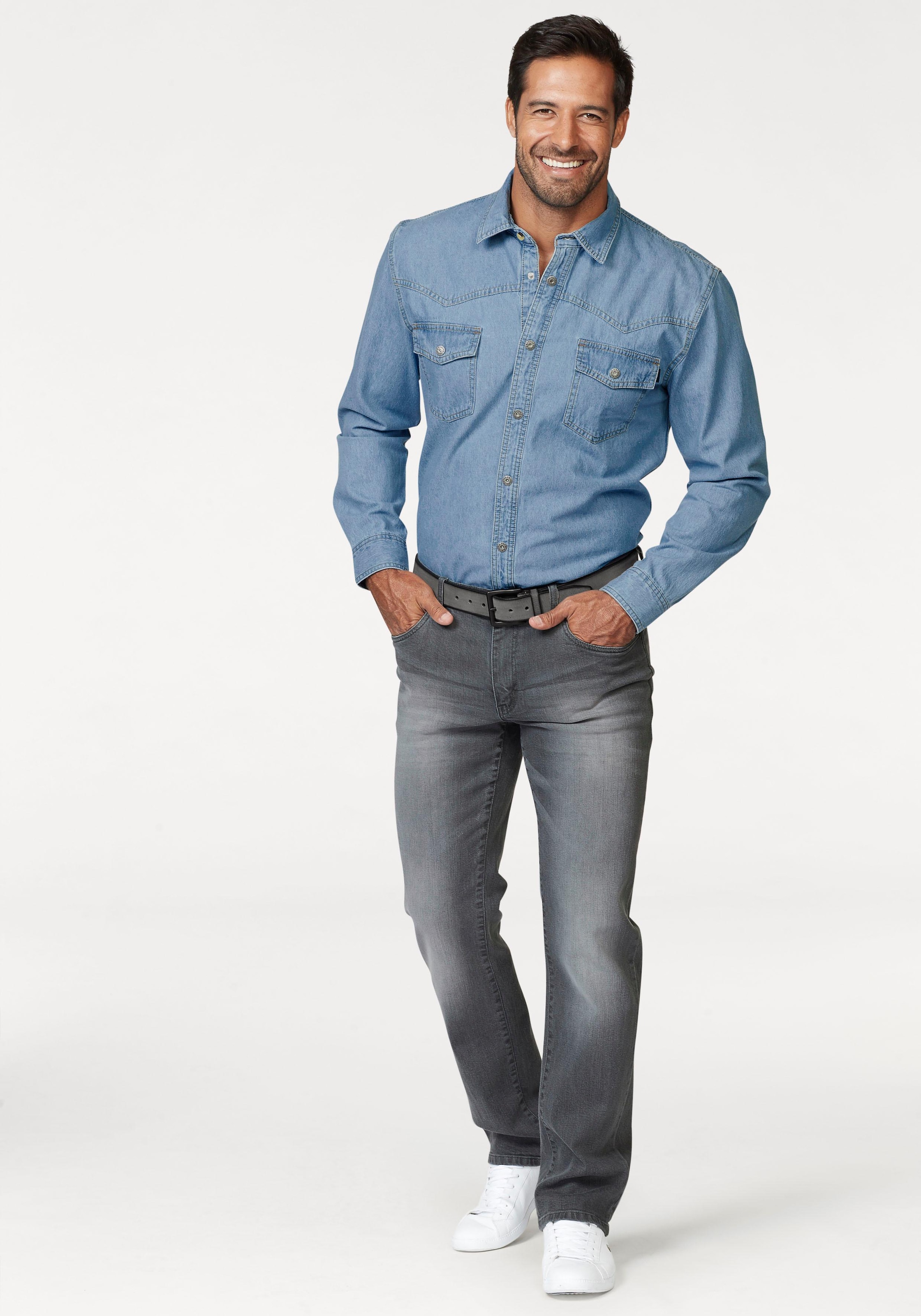 Arizona Jeanshemd, Western Stil