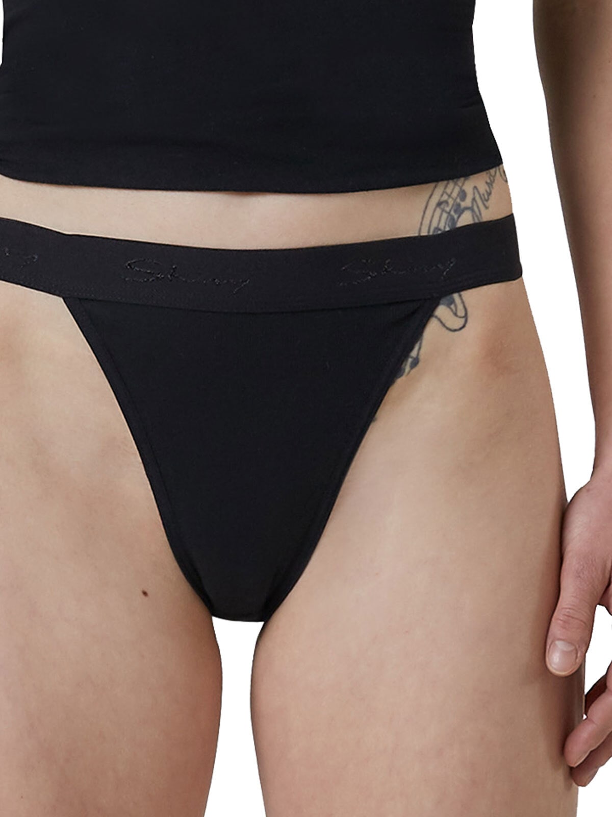 Skiny Tanga »4er Pack Damen Tanga Cotton Rib«, (Spar-Pack, 4 Stück St.)