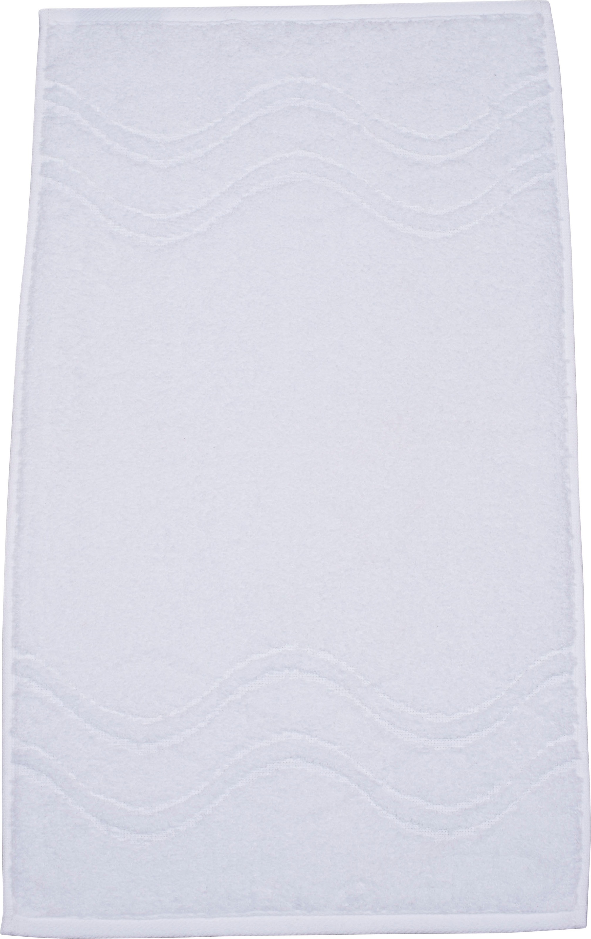 ROSS Gästehandtuch »Cashmere feeling«, (6 St.), mit Wellen-Bordüre