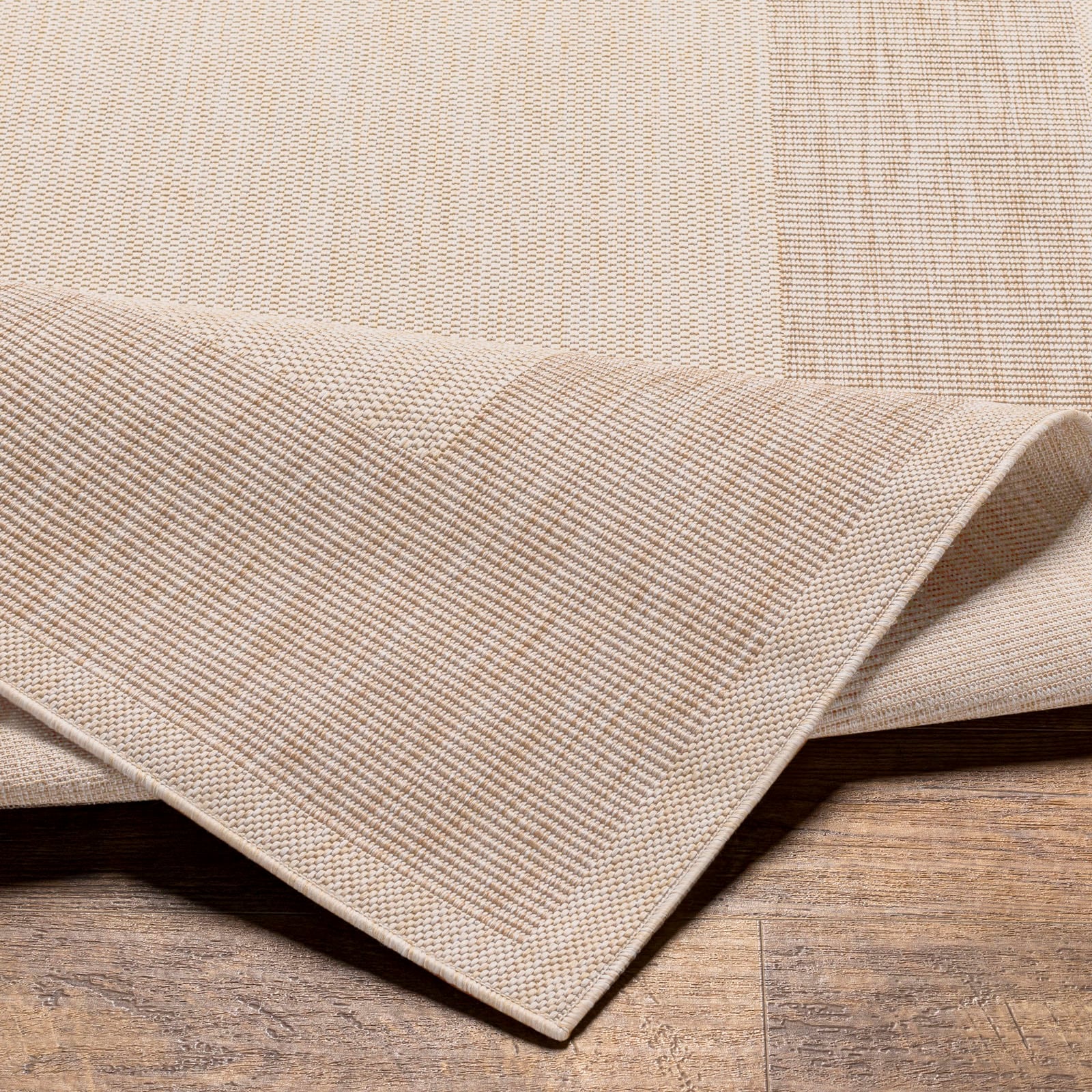 Livabliss Teppich »MELILLA« rechteckig 4 mm Höhe Teppich In- /Outdoor Boho Jute-Optik , Balkon, Terrasse, Garten, Beige