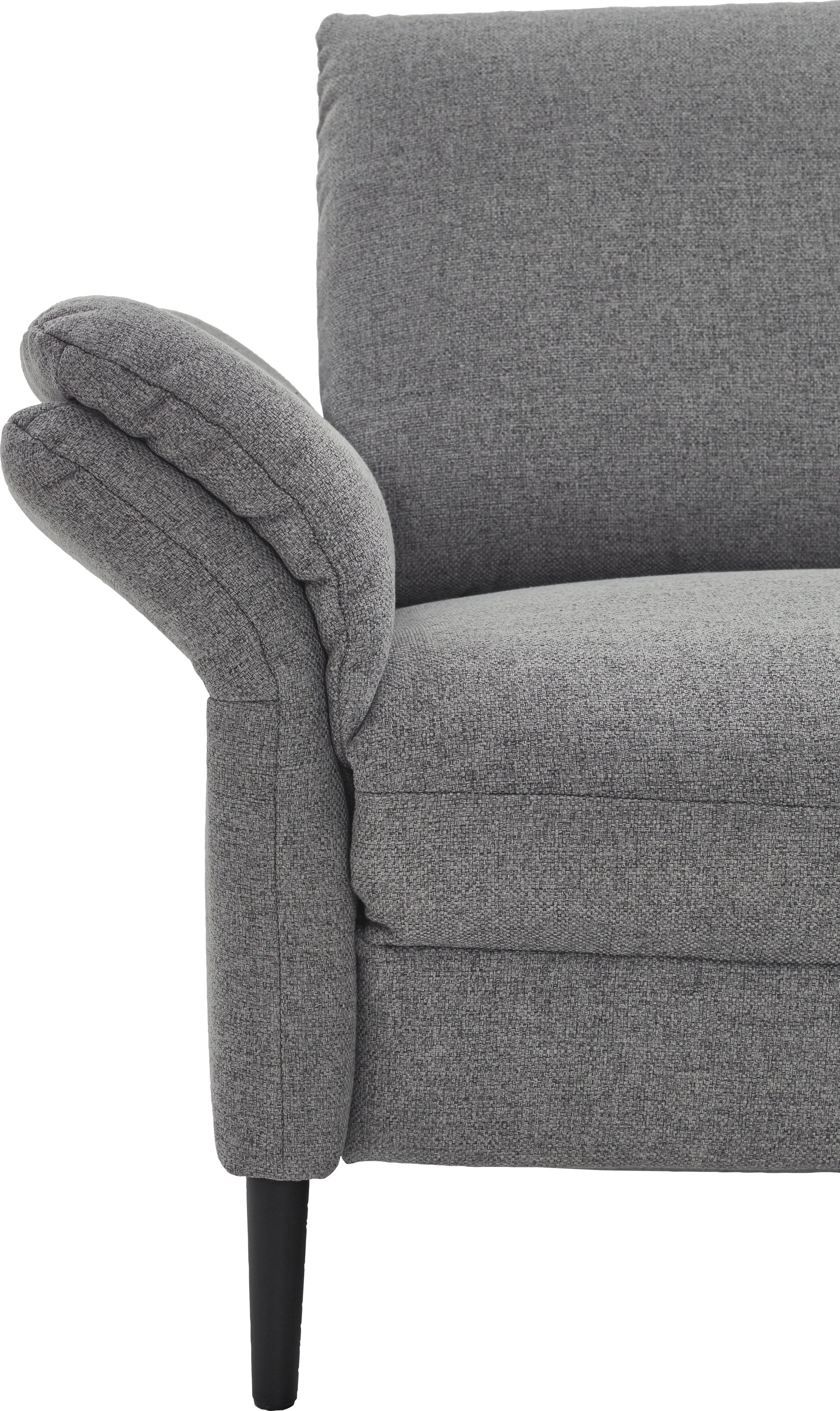 Places of Style Ecksofa »Sarsina: mit Tonnentaschen-Federkern, perfekt zum Entspannen L-Form«, inklusive 2 motorischen Relaxfunktionen mit Herz-Waage-Beschlag