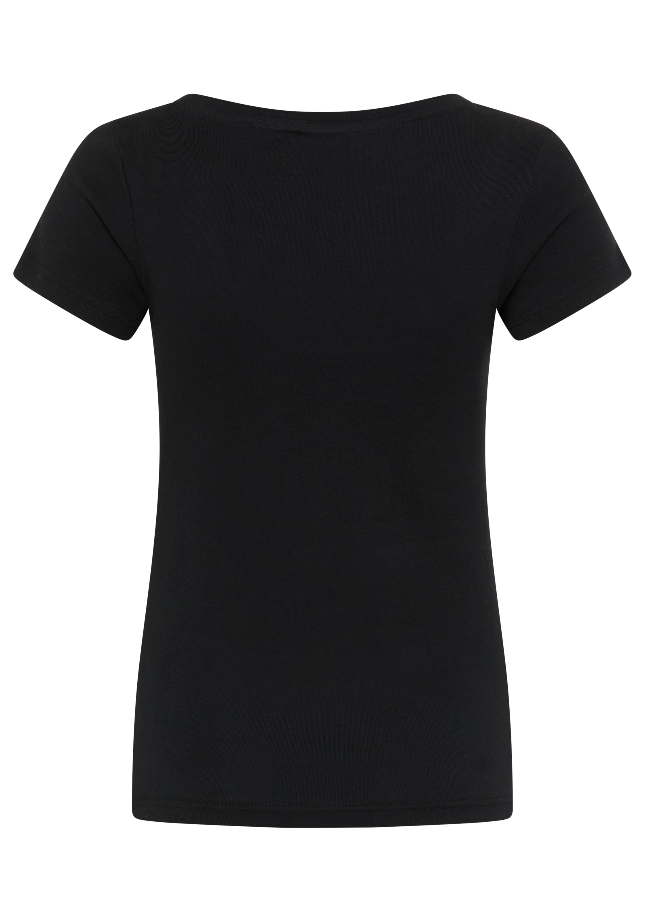 KangaROOS Print-Shirt sehr figurbetonter Schnitt,  Print,  Rundhalsausschnitt