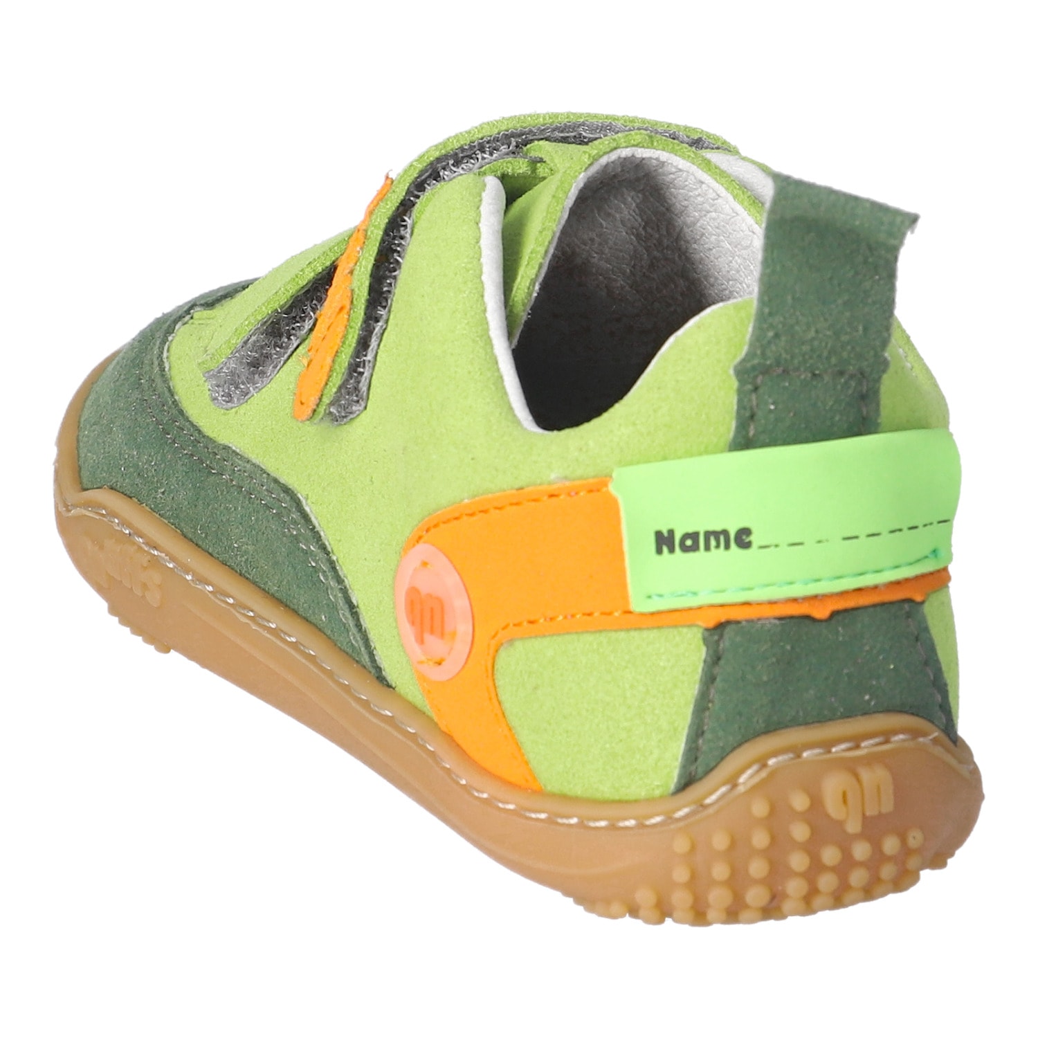 qnuffs Barfußschuh »Ahorn«  Halbschuh, Klettschuh mit Nullsprenung