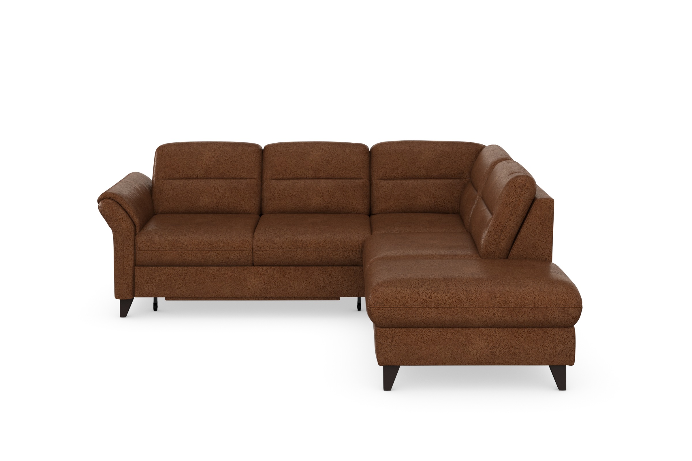 sit&more Ecksofa »Mellum L-Form«, Federkern, wahlweise mit Bettfunktion, Stauraum und Armteilfunktion