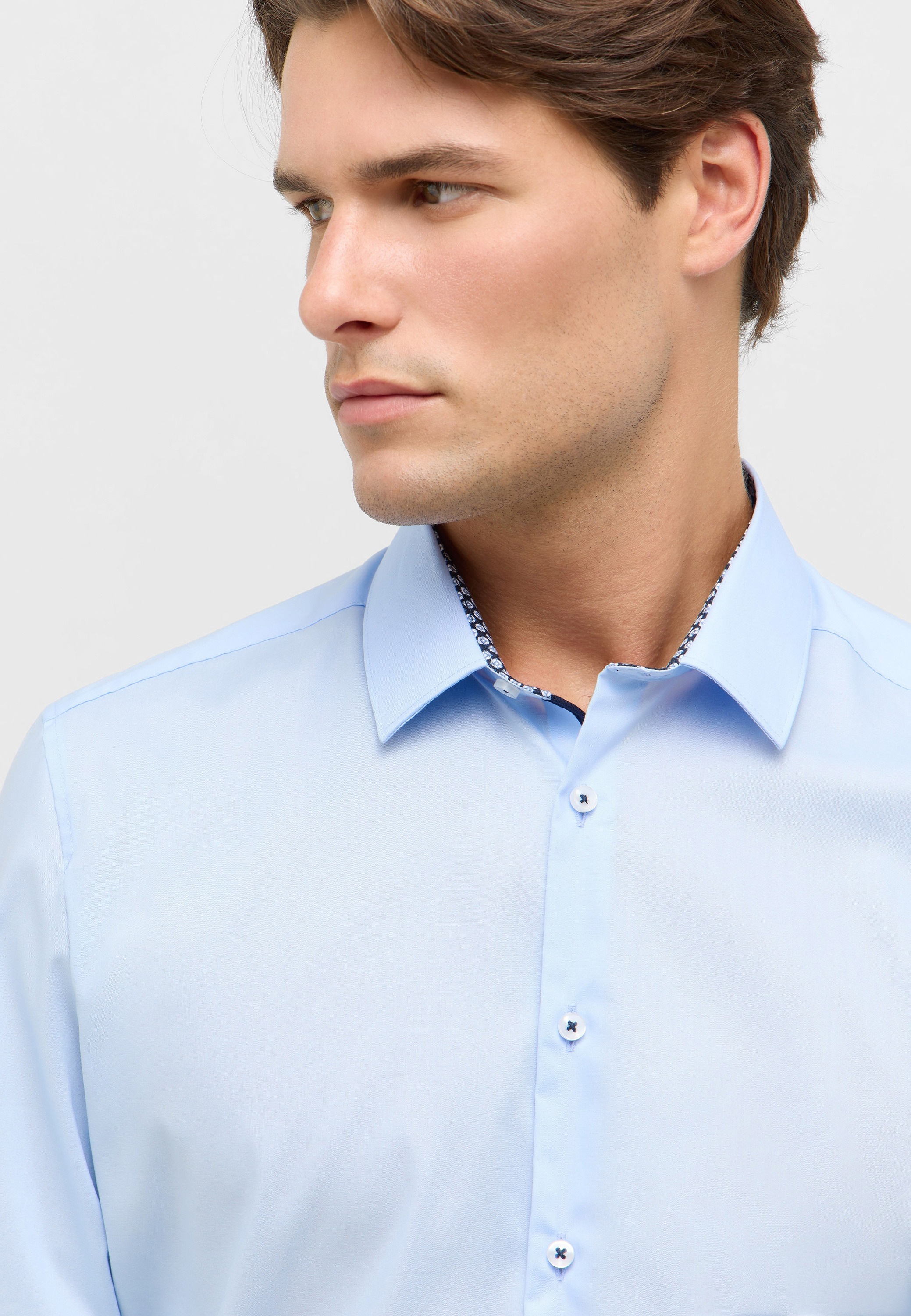 Eterna Langarmhemd »SUPER SLIM«, NON IRON (bügelfrei)