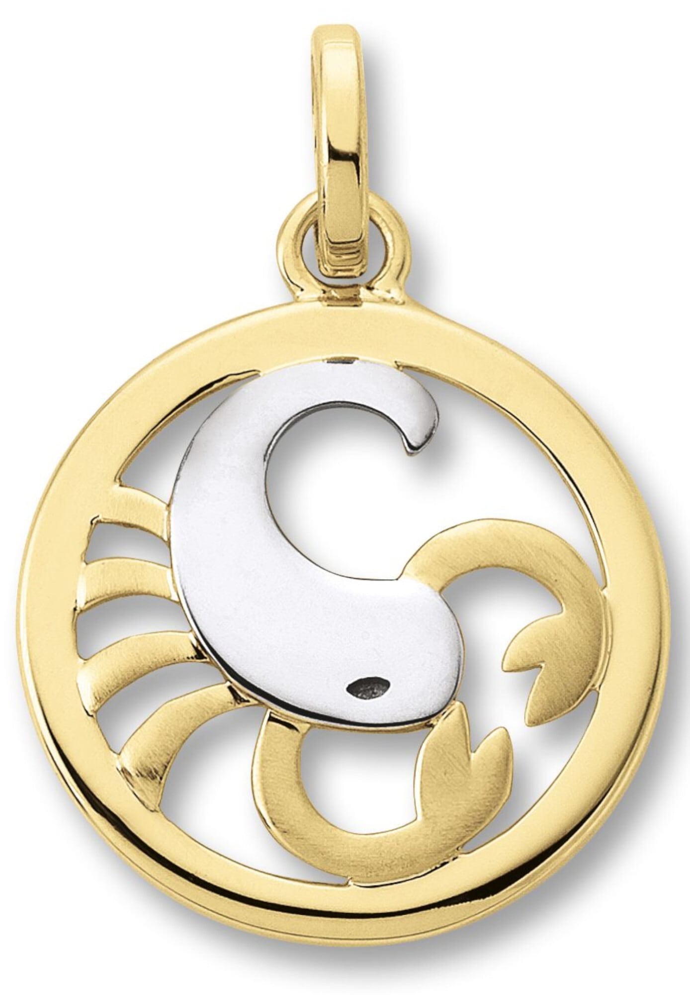 ONE ELEMENT Sternzeichenanhänger »Skorpion Sternzeichen Anhänger aus 333 Gelbgold«, Astro