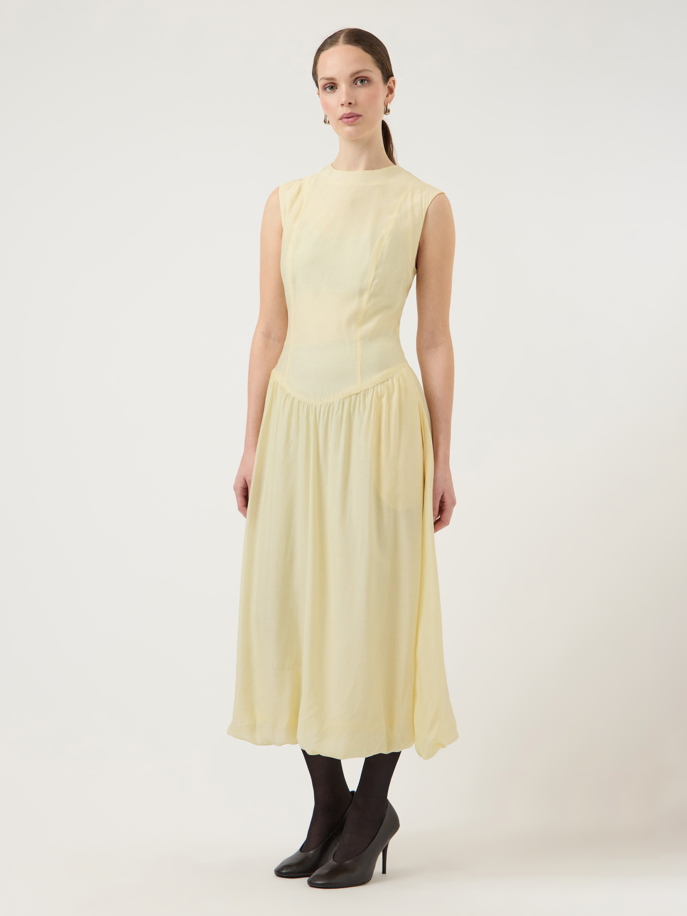 Y.A.S Sommerkleid »YASKRISSI SL BUBBLE HEM LONG DRESS NOOS«
