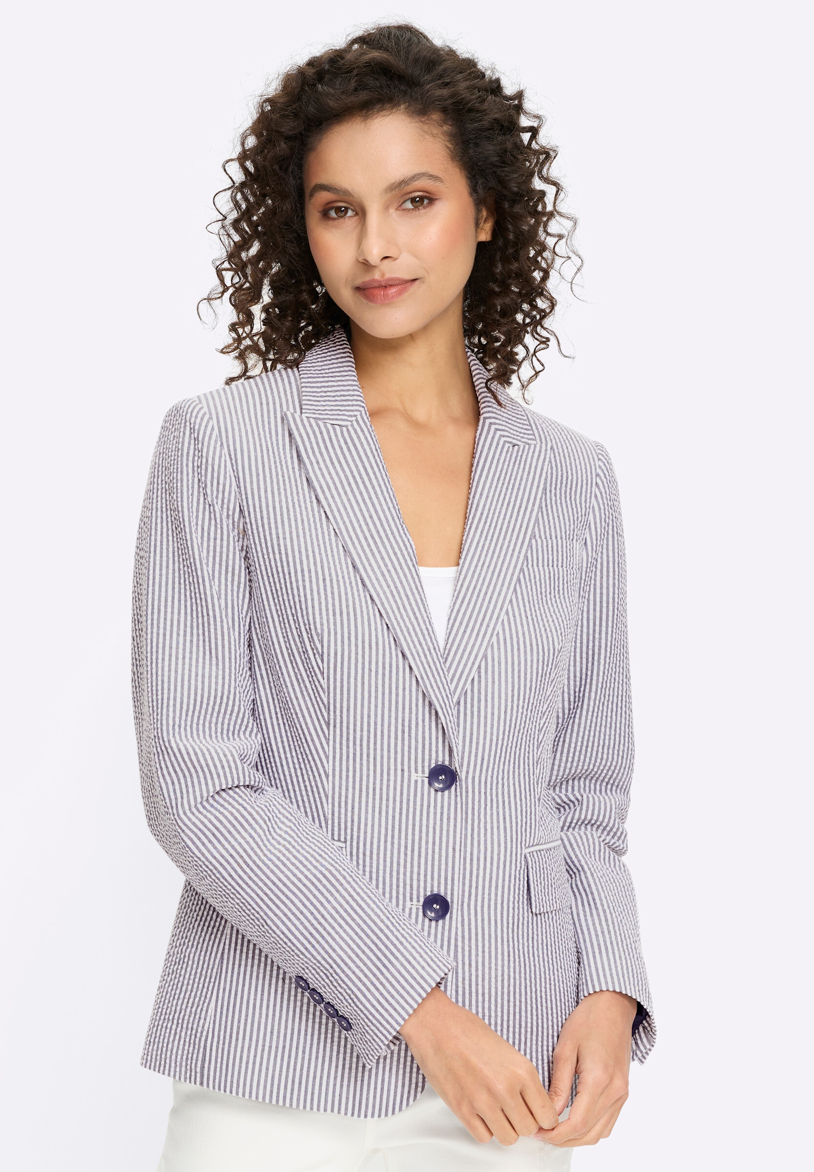 heine Blusenblazer »Blazer Blazer aus Seersucker«