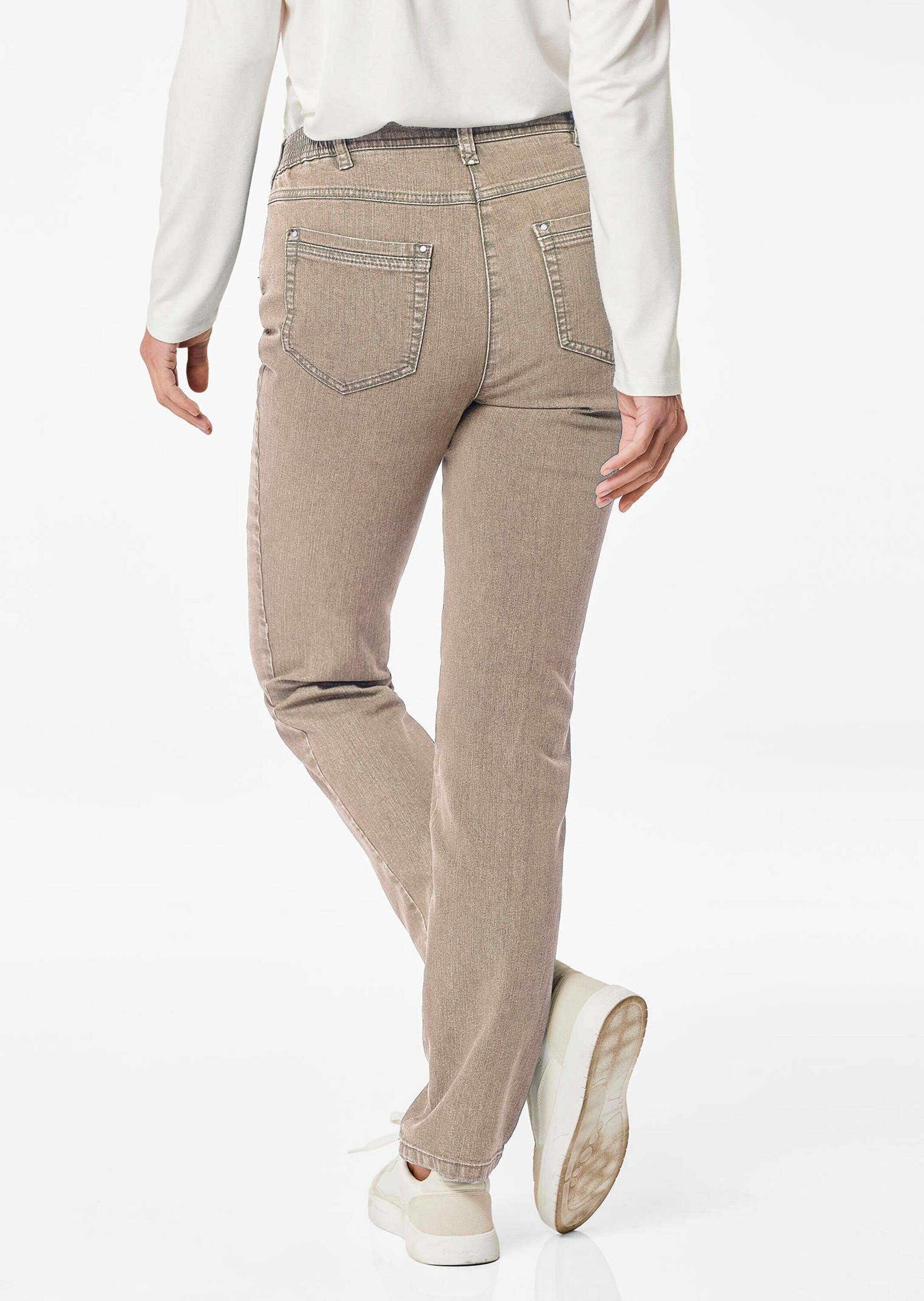 GOLDNER Regular-fit-Jeans »Kurzgröße Klassische Jeanshose ANNA«