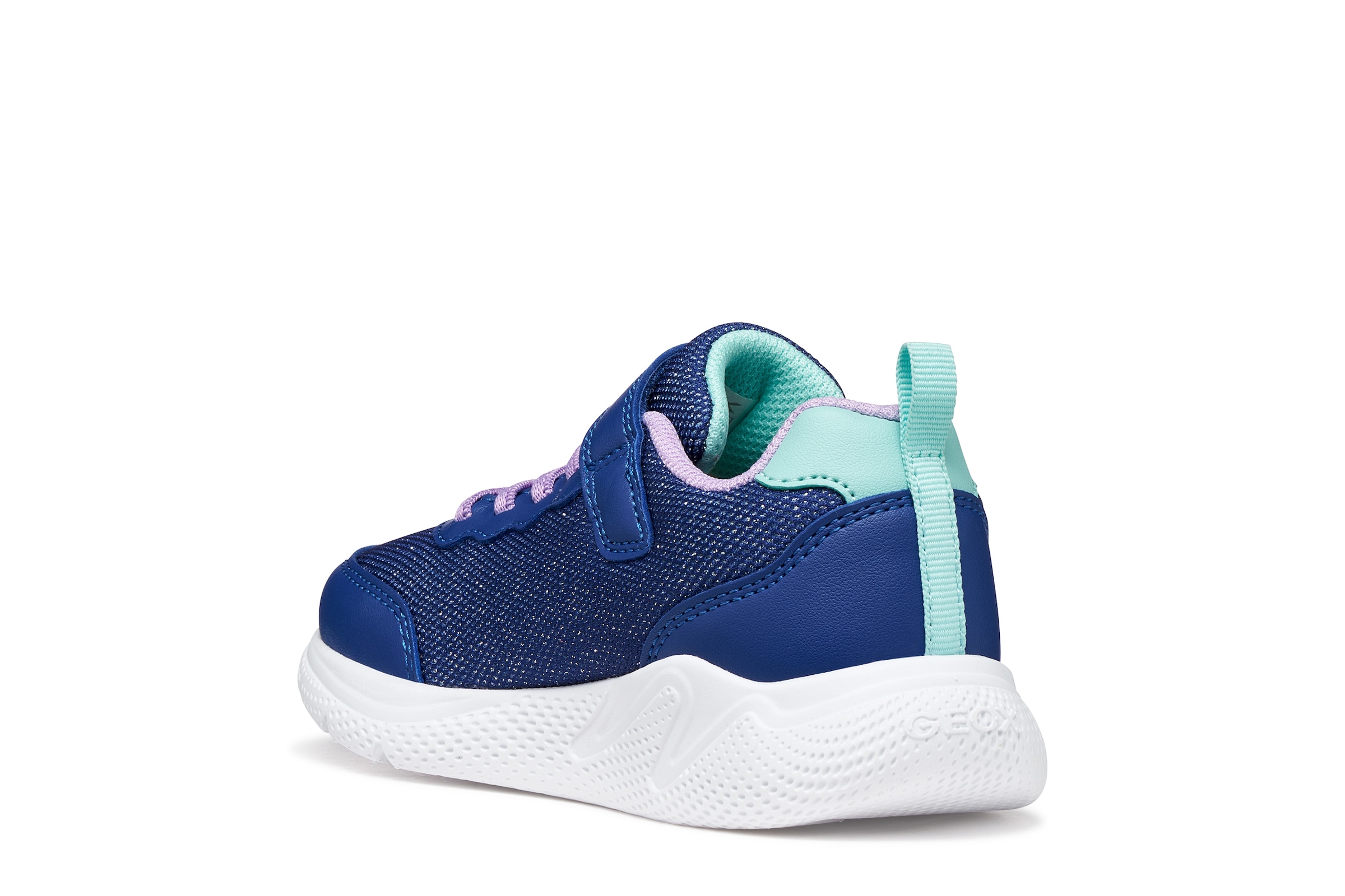 Geox Sneaker »J SPRINTYE GIRL«  Slipper mit schönen Glitzerdetails, Größenschablone zum Download