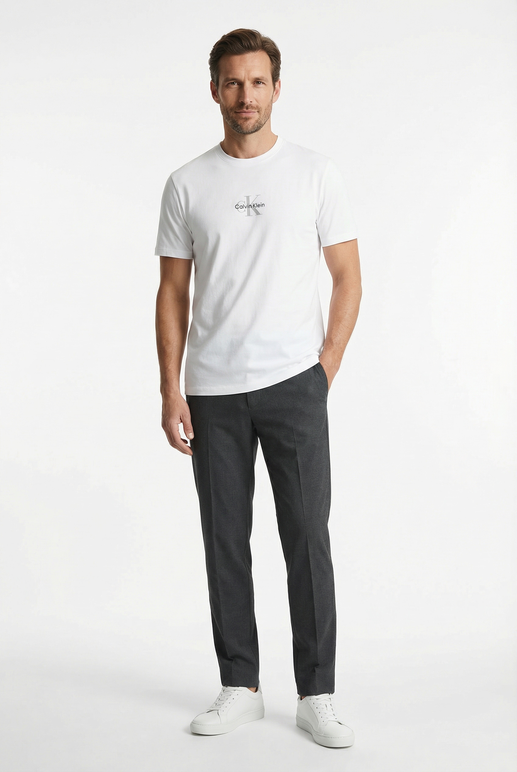 Calvin Klein Jeans T-Shirt Regular fit mit Rundhalsausschnitt