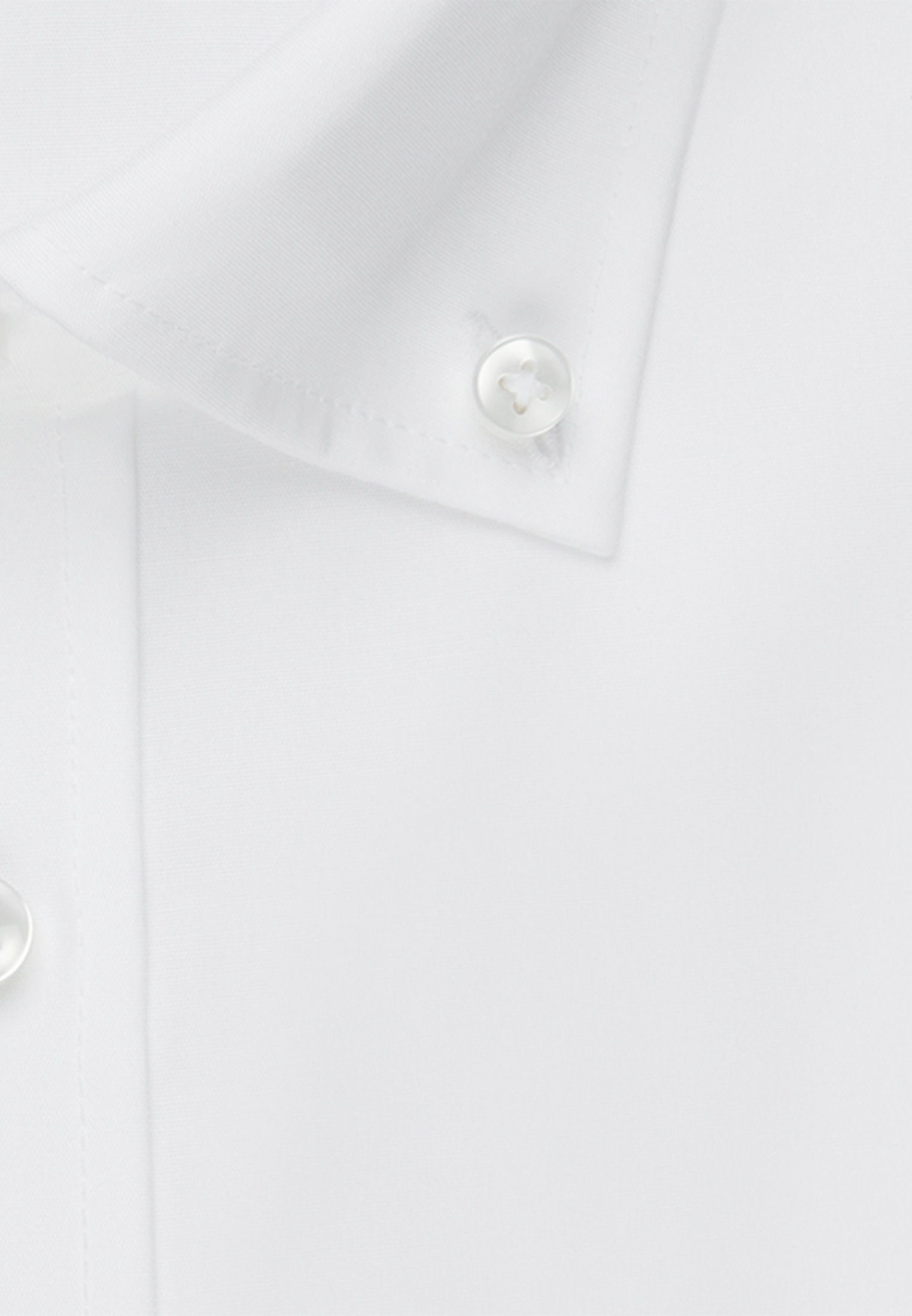 seidensticker Businesshemd »Shaped«, Shaped Kurzarm Button-Down-Kragen Uni